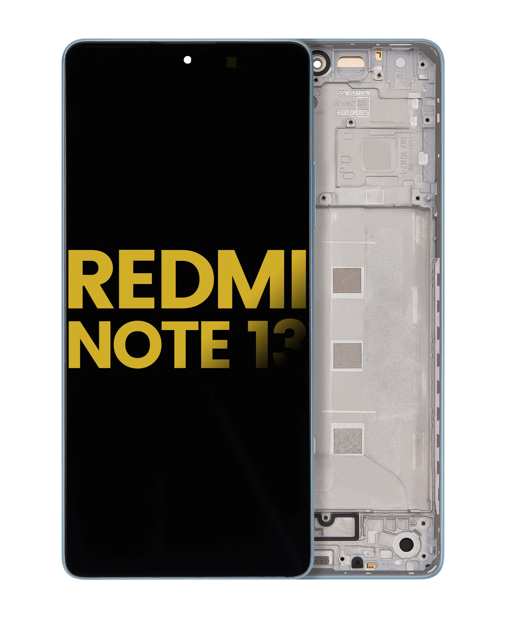 Xiaomi Redmi Note 13 5G İle Uyumlu Çerçeveli Ekran Dokunmatik (%100 Orijinal Ürün) (Mavi)