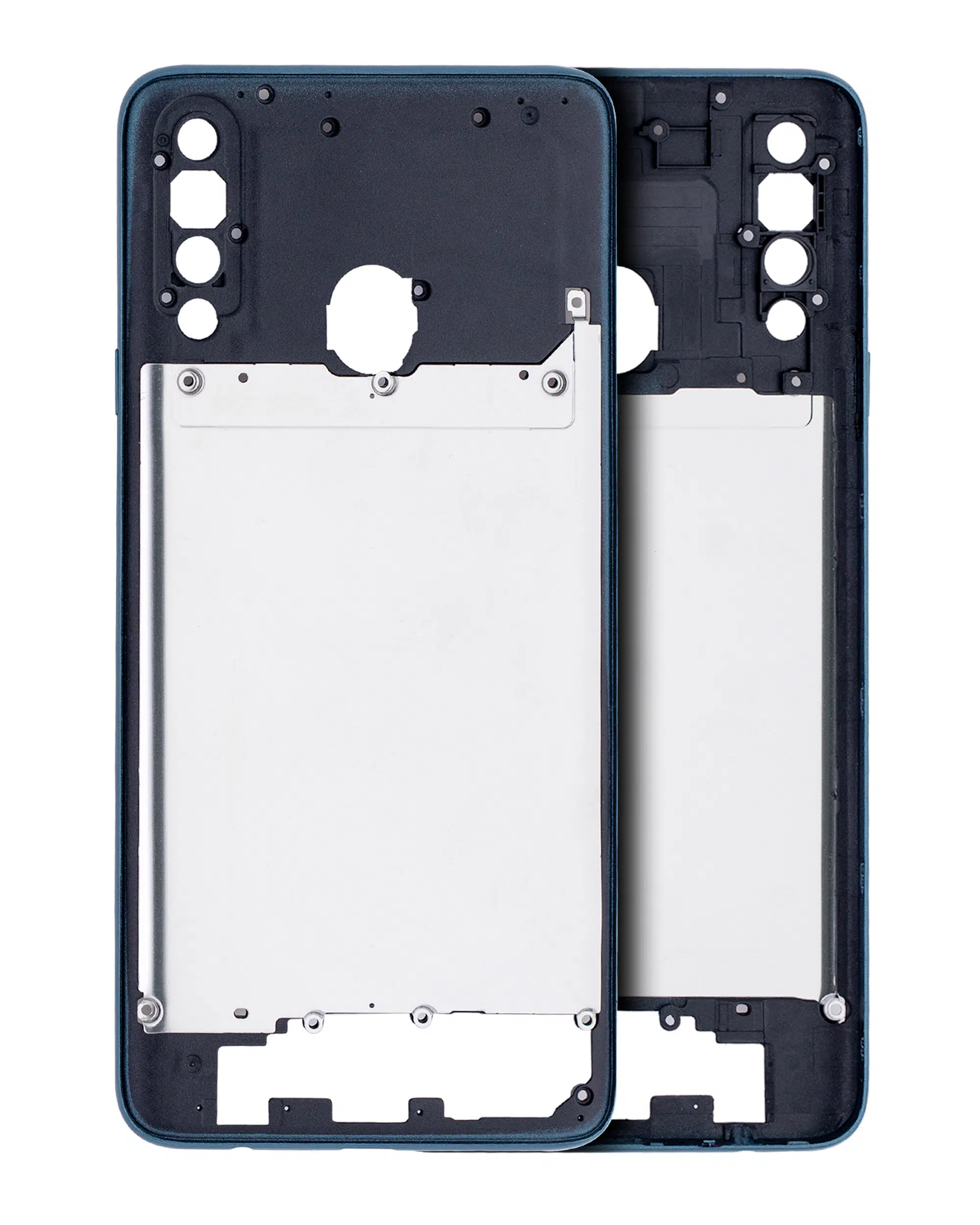 Samsung Galaxy A20S (A207 / 2019) (Aftermarket Plus) (Yeşil) ile Uyumlu Orta Çerçeve Muhafaza 