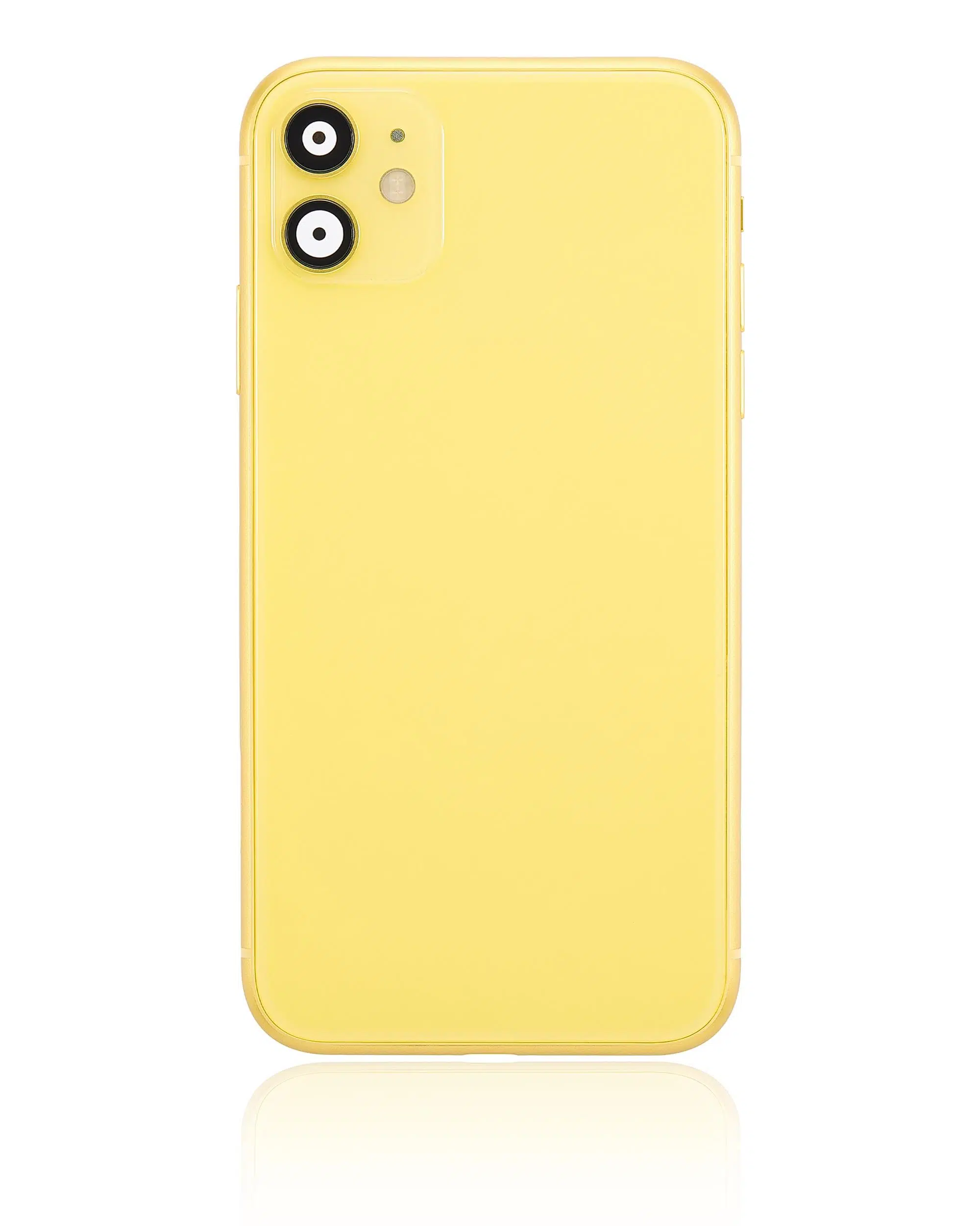 İphone 11 İle Uyumlu Kasa Kapak Set Sarı İçi Dolu (Logolu) %100 Orijinal Ürün Kasa