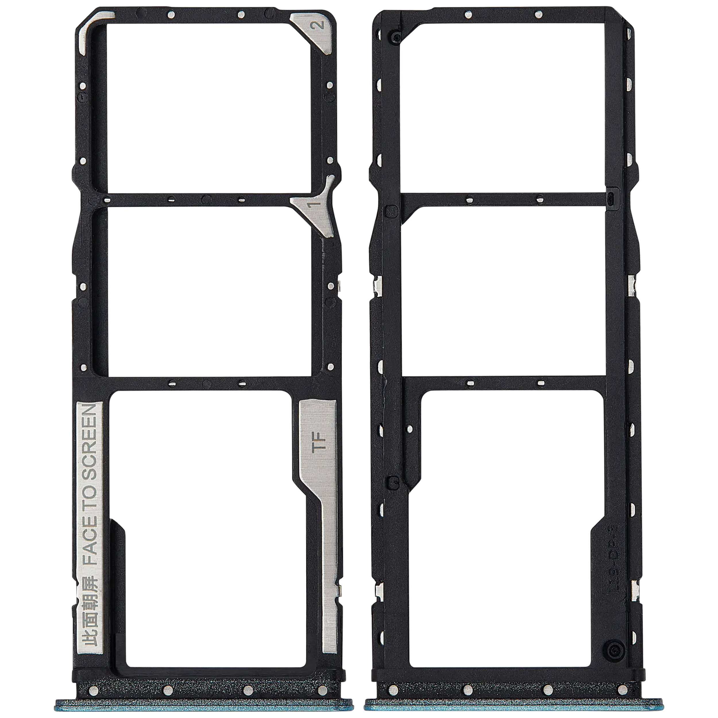 Xiaomi Redmi 10 5G  İle Uyumlu Çift Sim Kart Tepsisi (Aurora Yeşil)
