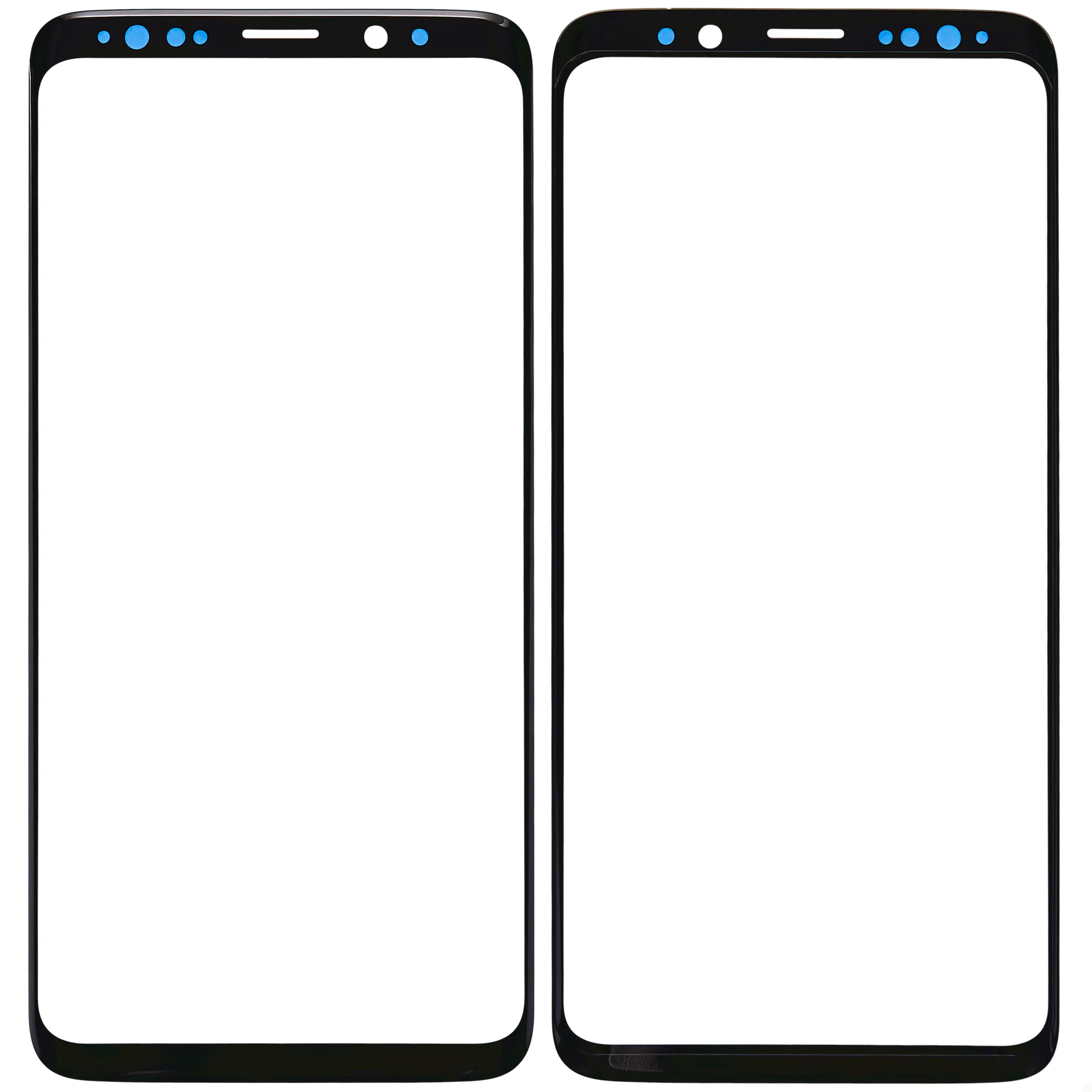 Samsung Galaxy S9 İle OCA Önceden Yüklenmiş Uyumlu 2'si 1 Arada Ön Cam 