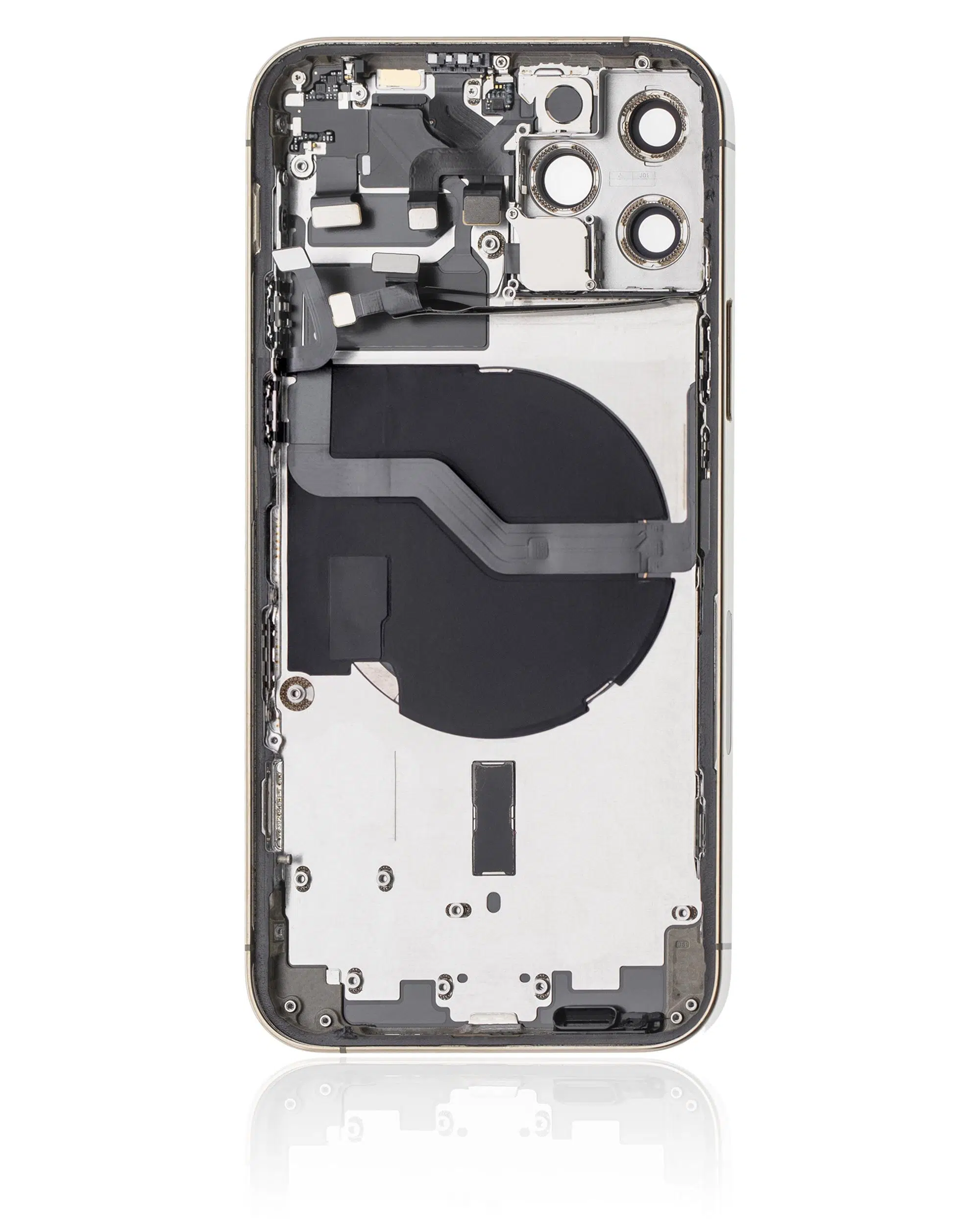İphone 12 Pro İle Uyumlu Kasa Kapak Set Gold İçi DOLU (Logolu) %100 Orijinal Ürün Kasa