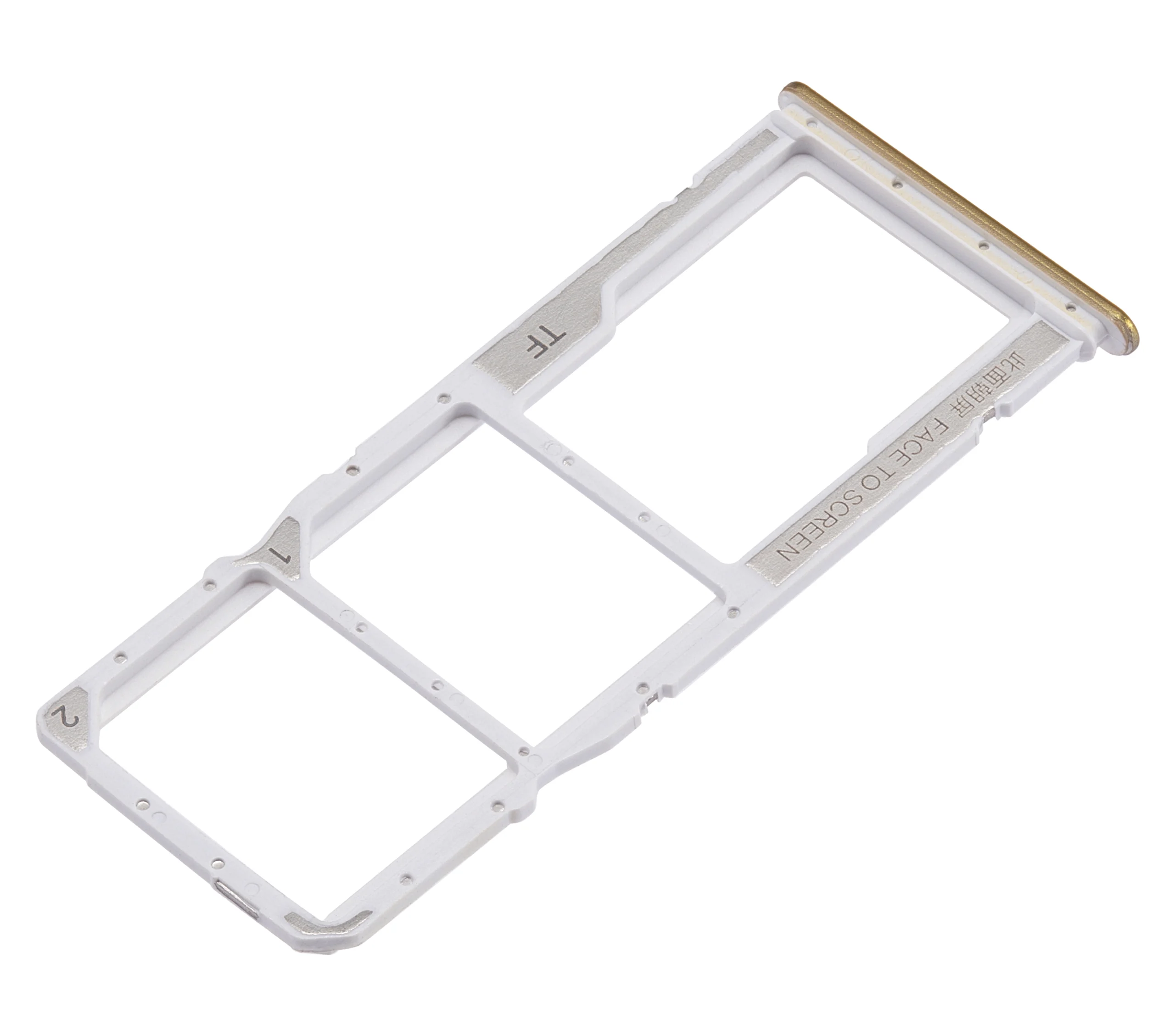 Xiaomi Redmi Note 11 İle Uyumlu Çift Sim Kart Tepsisi (Sarı)