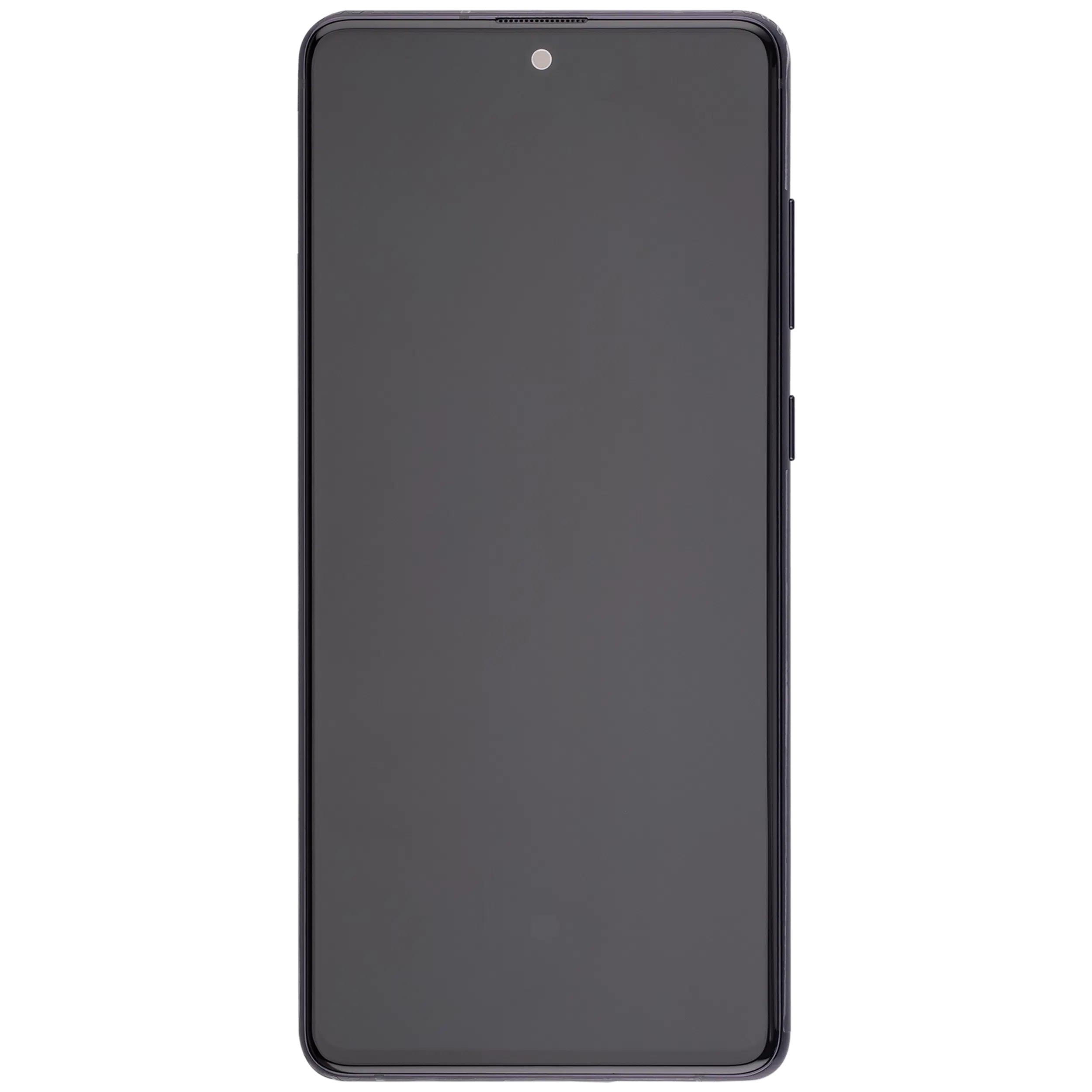 Samsung Galaxy Note 10 Lite (Aftermarket Plus) (Aura Black) ile Uyumlu Çerçeveli OLED Montajı 