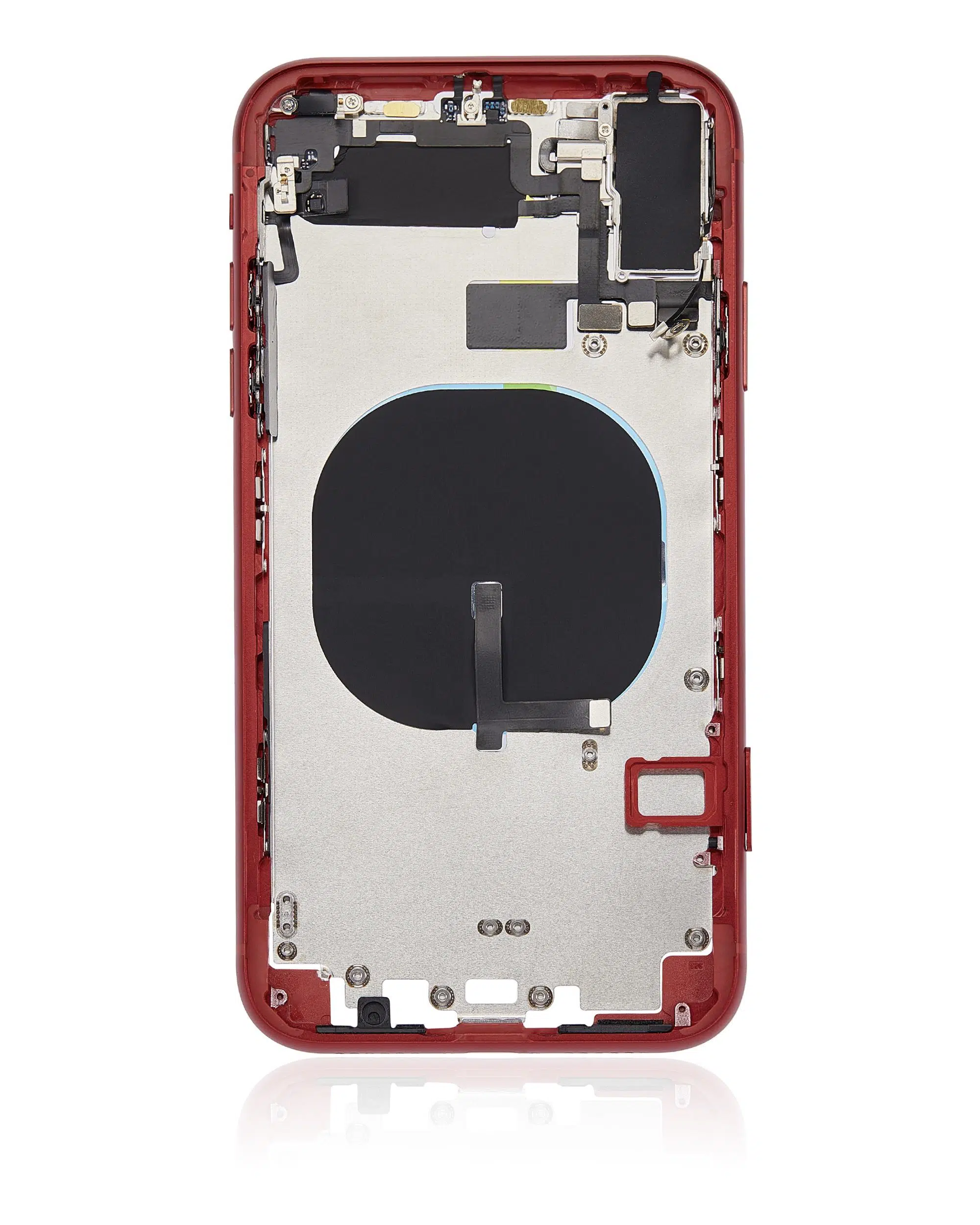 Arka Muhafaza ve Küçük Bileşenler Önceden Takılmış (Arka Kapaksız) İphone 11 ile Uyumlu (Kırmızı)