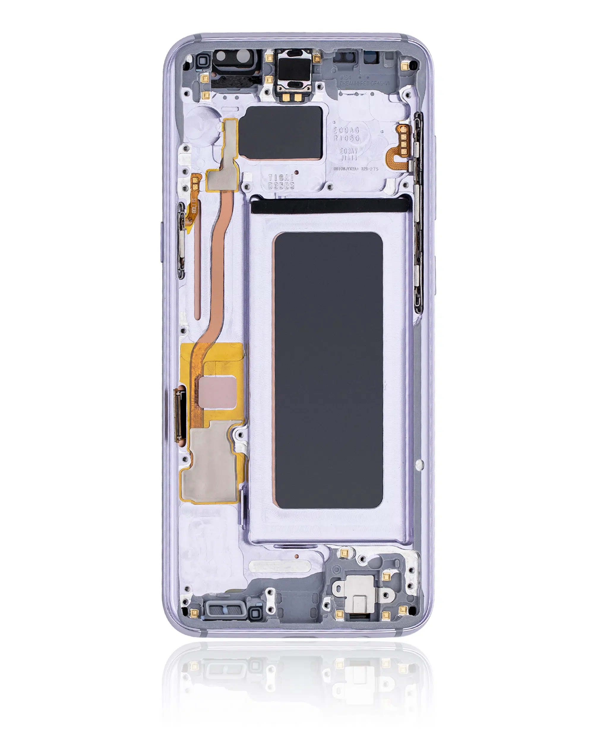 Samsung Galaxy S8 İle Uyumlu Ekran Dokunmatik Çerçeveli (Orkide Grisi) (Oled)