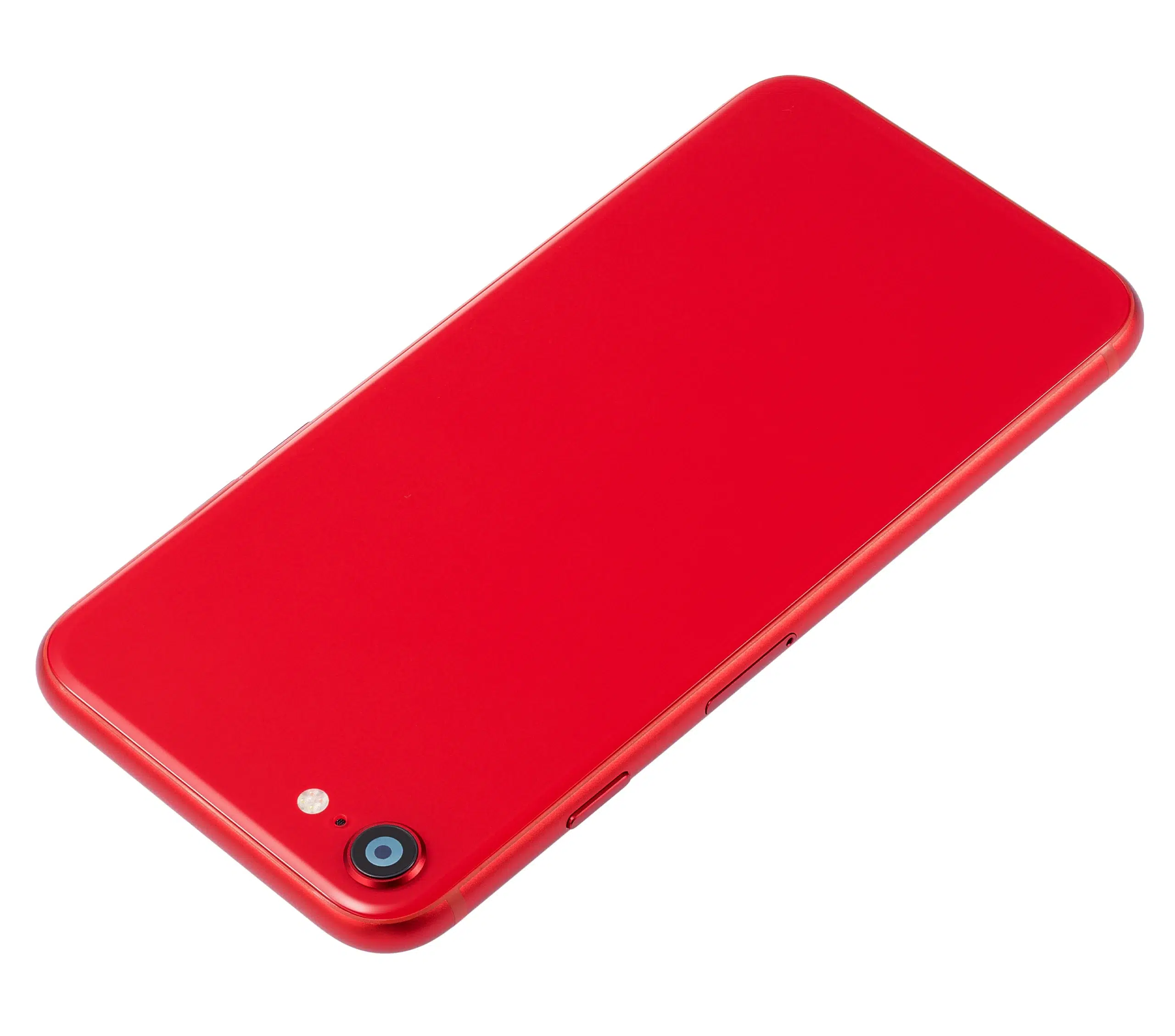 İphone SE 2020 İle Uyumlu Kasa Kapak Set Kırmızı İçi Boş (Logolu) 1/1 Kasa