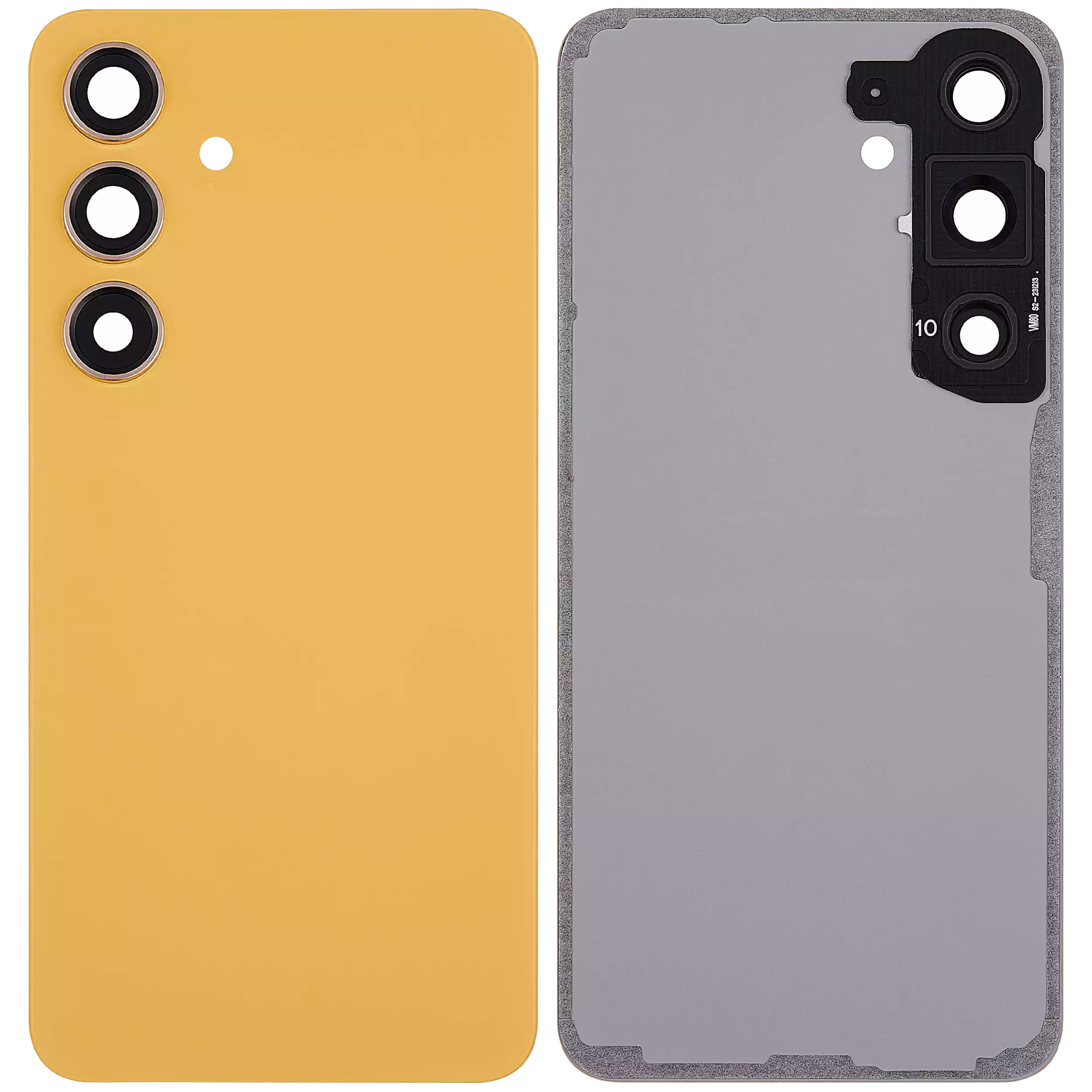 Samsung Galaxy S24 5G İle Uyumlu Kamera Lensli Arka Kapak Camı (Logosuz) (Aftermarket Plus) ... 