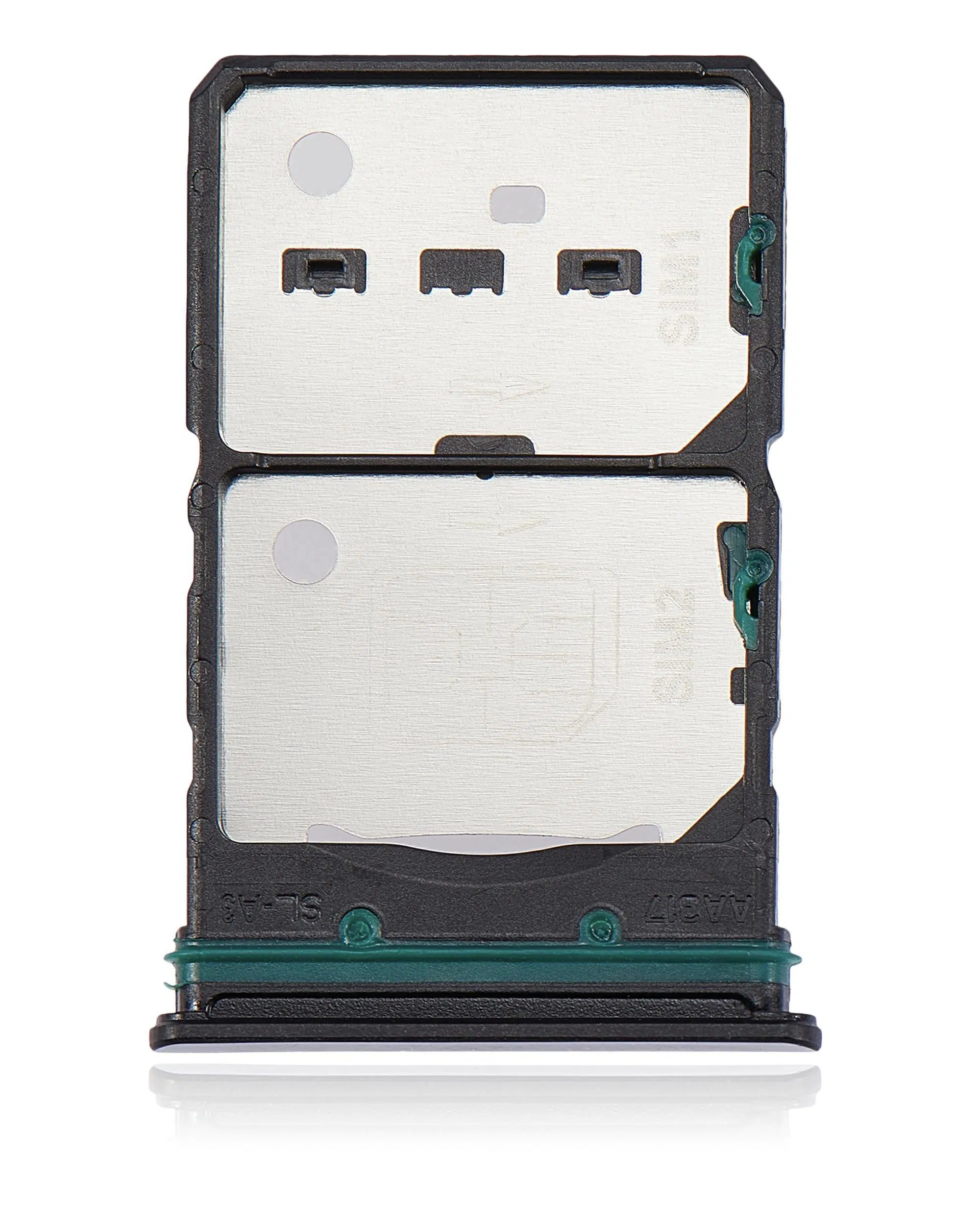 Oppo Reno7 5G ile Uyumlu Çift Sim Kart Tepsisi (Yıldızlı Siyah)