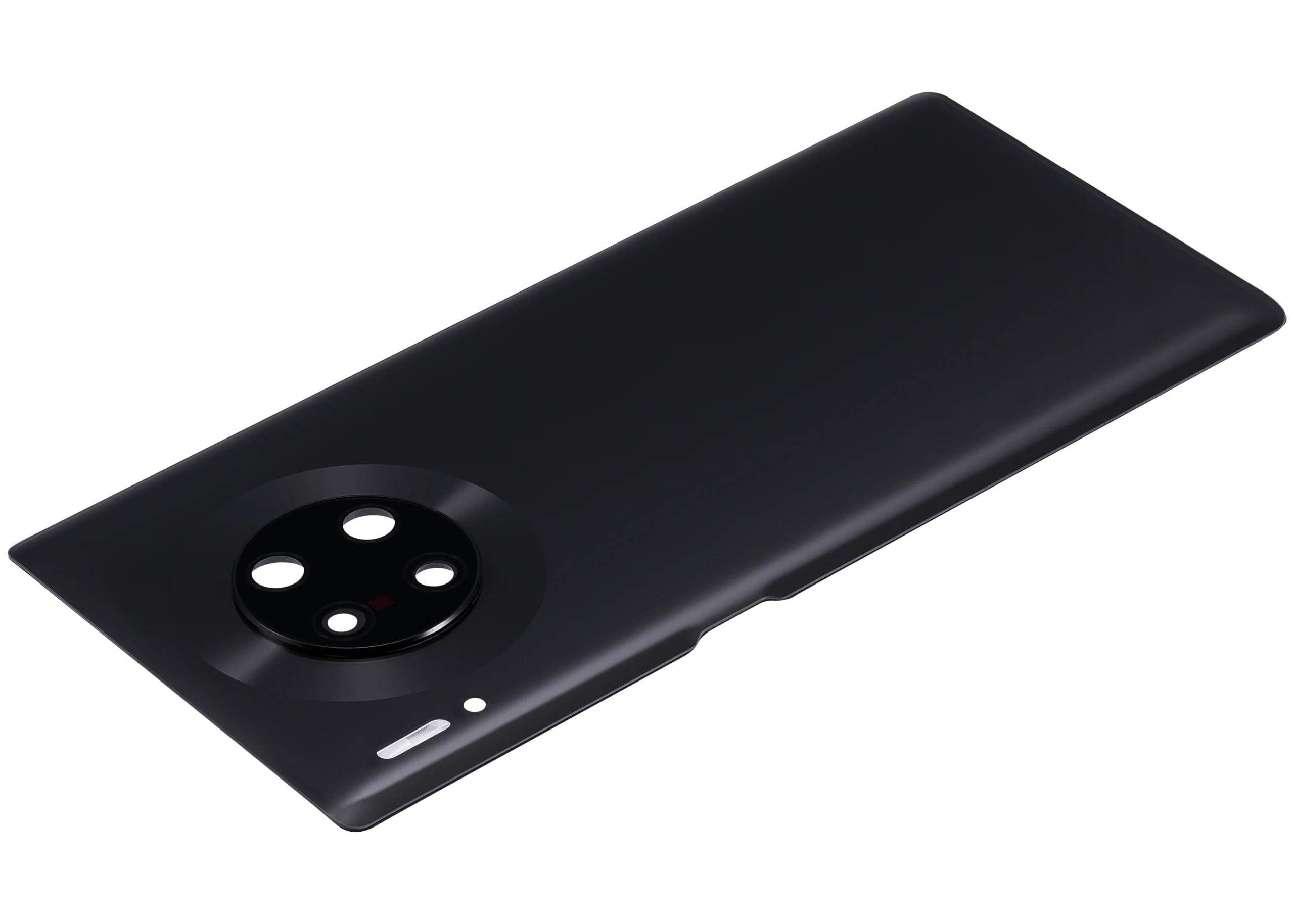 Huawei Mate 30 Pro İle Uyumlu Kamera Lensli Arka Kapak Camı (Siyah)