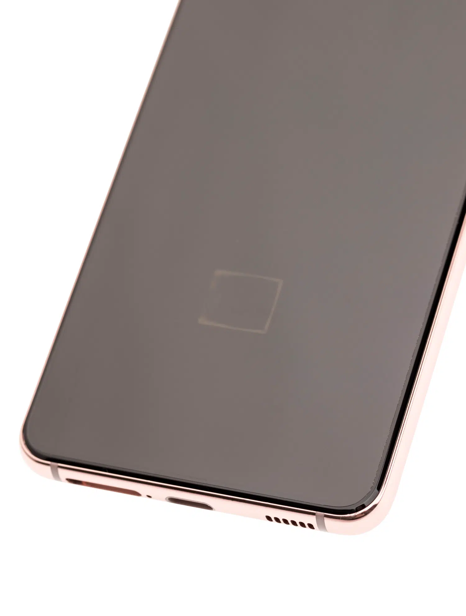 Samsung Galaxy S21 5G İle Uyumlu Çerçeveli Ekran Dokunmatik (%100 Orijinal Ürün)(Phantom Pembe)