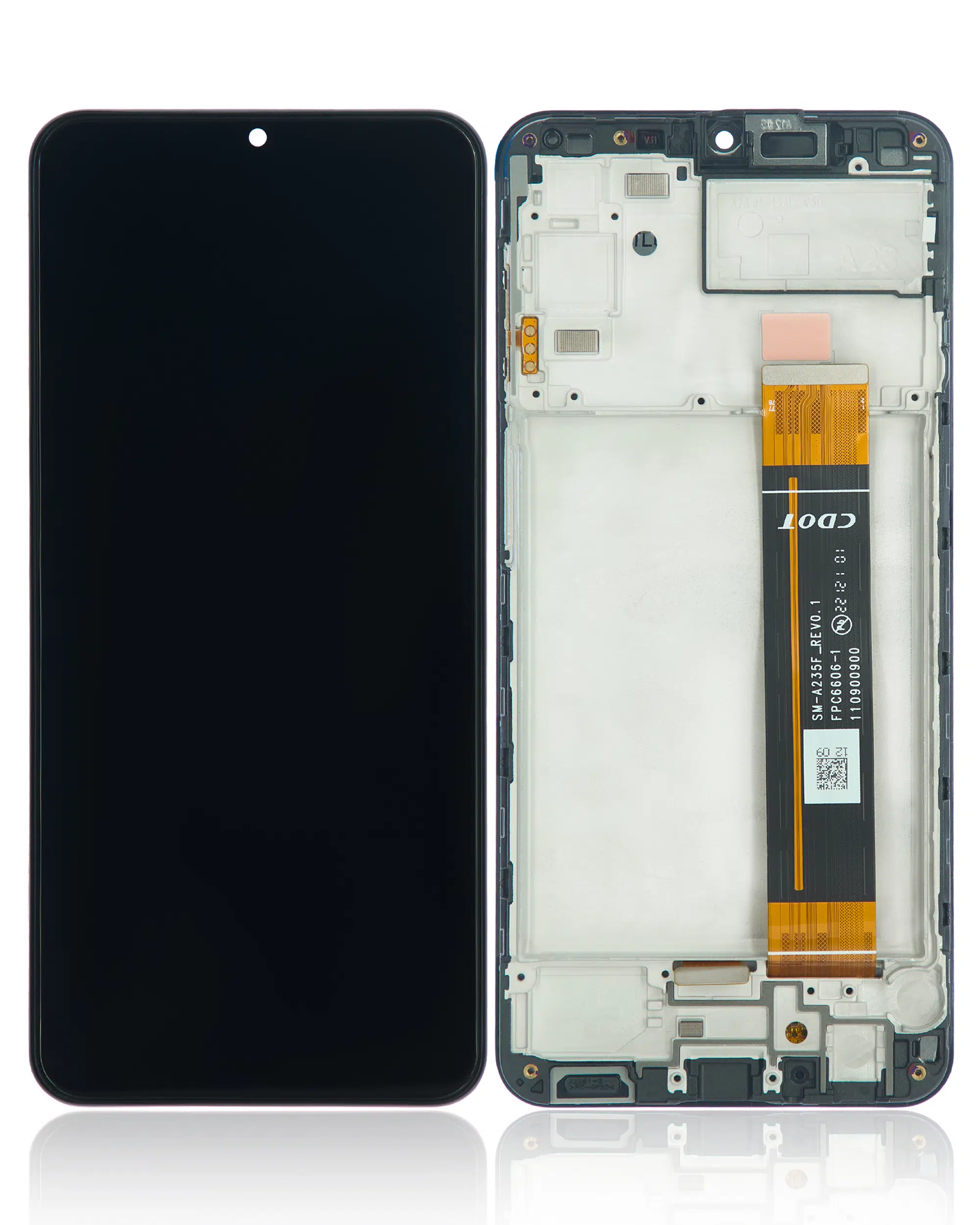 Samsung Galaxy A23 İle Uyumlu Çerçeveli Ekran Dokunmatik (%100 Orijinal Ürün) (A235 / 2022)
