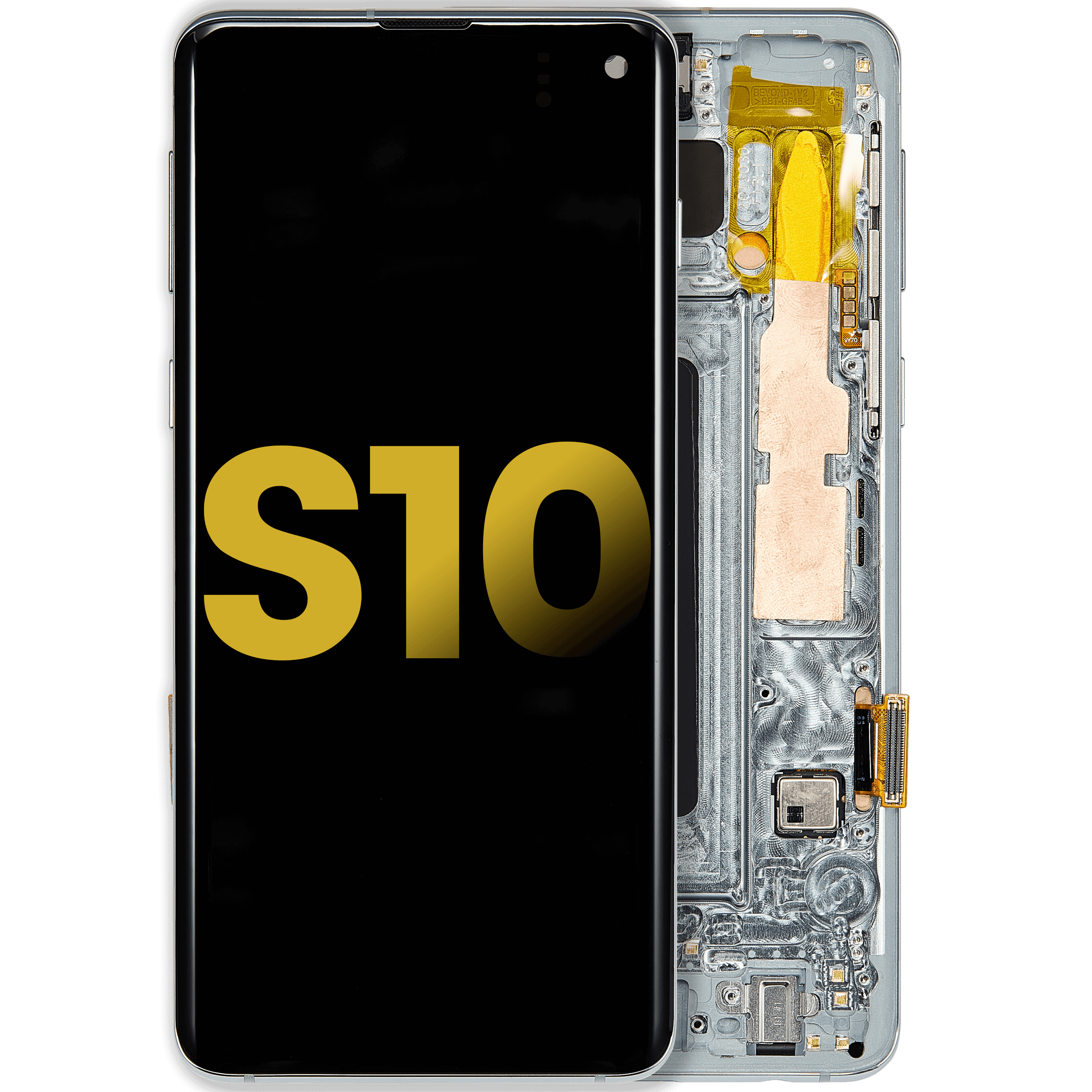 Samsung Galaxy S10 İle Uyumlu Ekran Dokunmatik Çerçeveli (Prizma Yeşili)