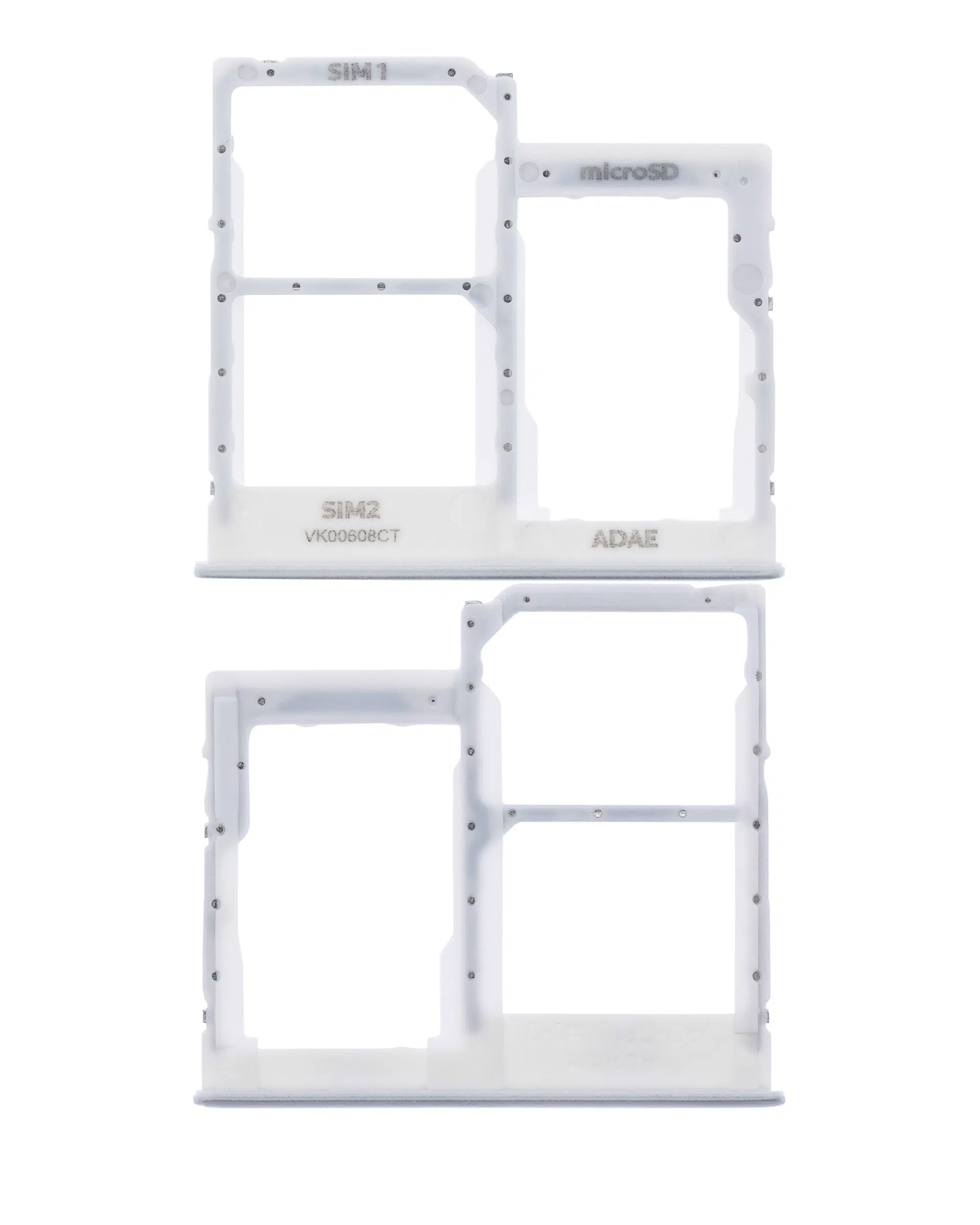 Samsung Galaxy A41 (A415 / 2020) (Prism Crush Silver) ile Uyumlu Çift Sim Kart Tepsisi 
