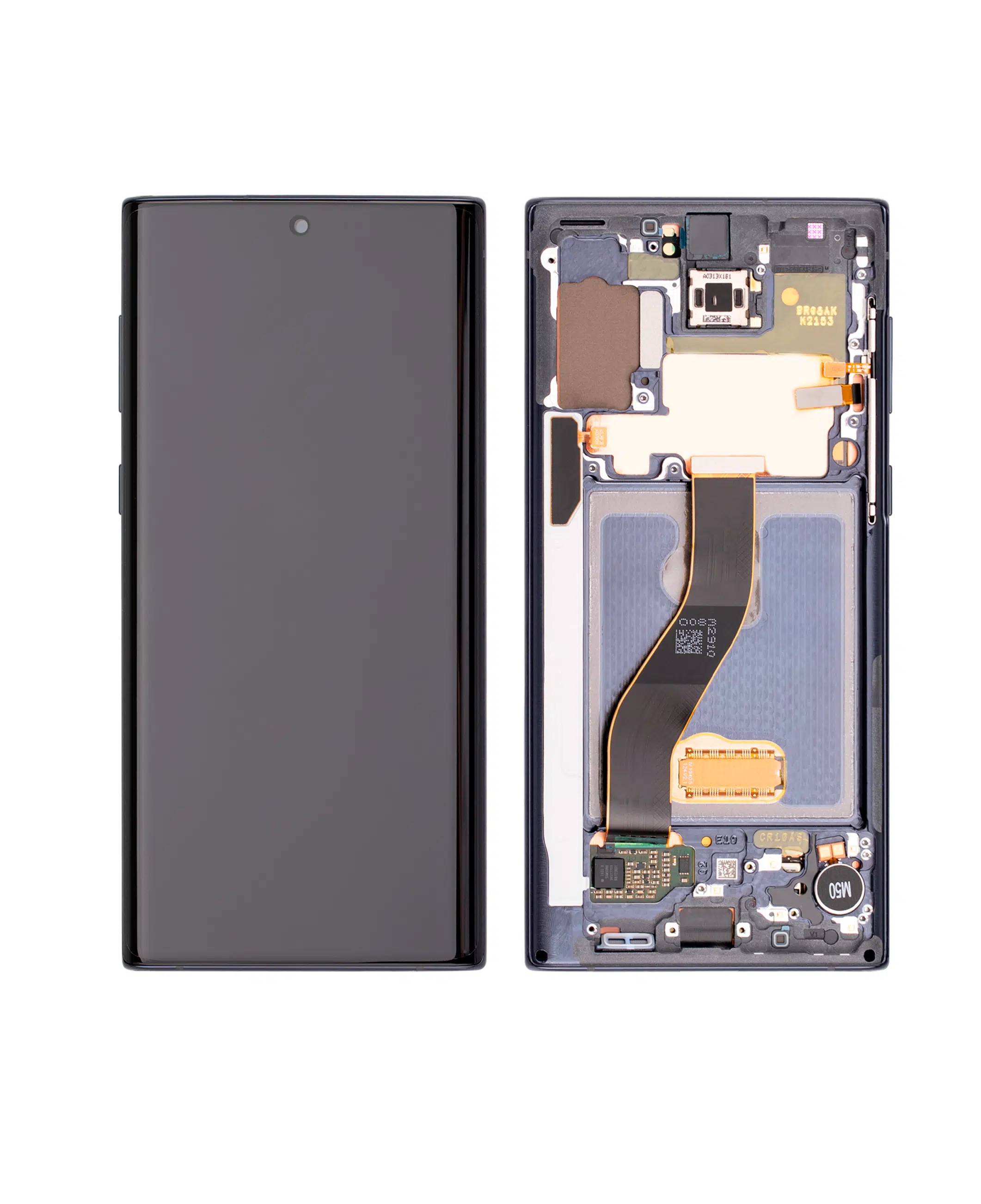 Samsung Galaxy Note 10 İle Uyumlu Çerçeveli Ekran Dokunmatik (%100 Orijinal Ürün)) (Aura Black)