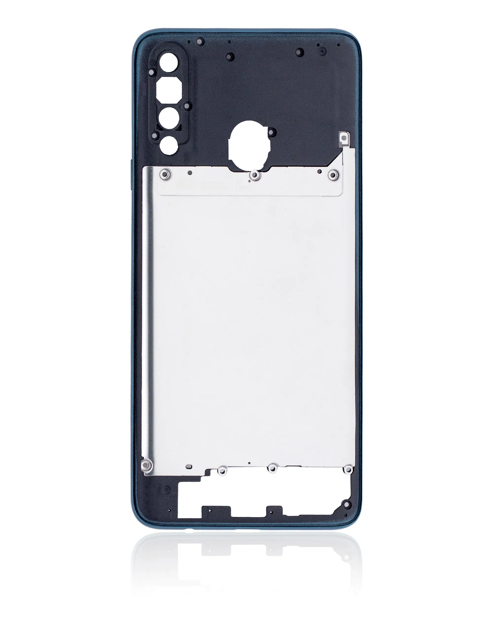 Samsung Galaxy A20S (A207 / 2019) (Aftermarket Plus) (Yeşil) ile Uyumlu Orta Çerçeve Muhafaza 