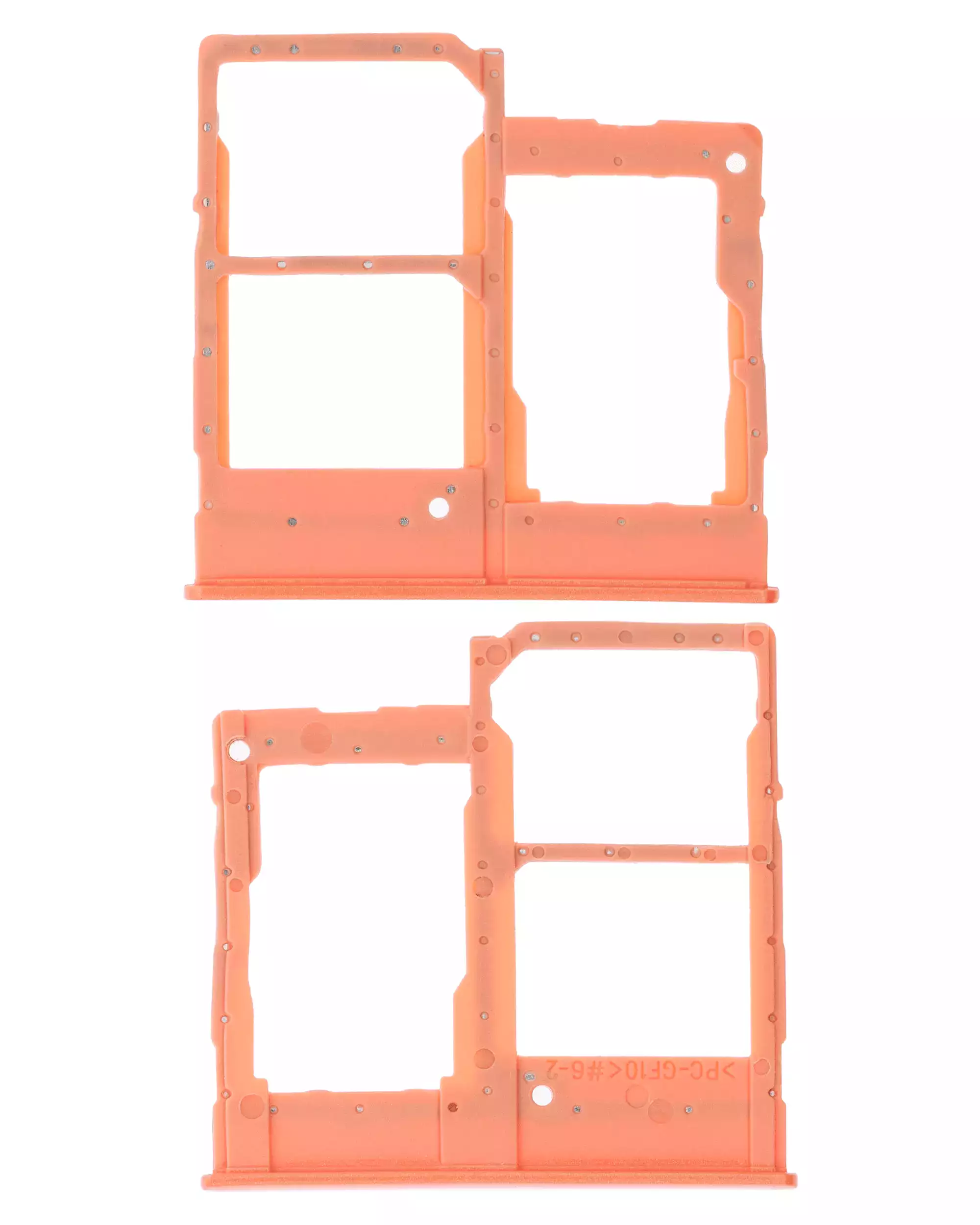 Samsung Galaxy A20e ile Uyumlu Çift Sim Kart Tepsisi (A202 / 2019) (Mercan)