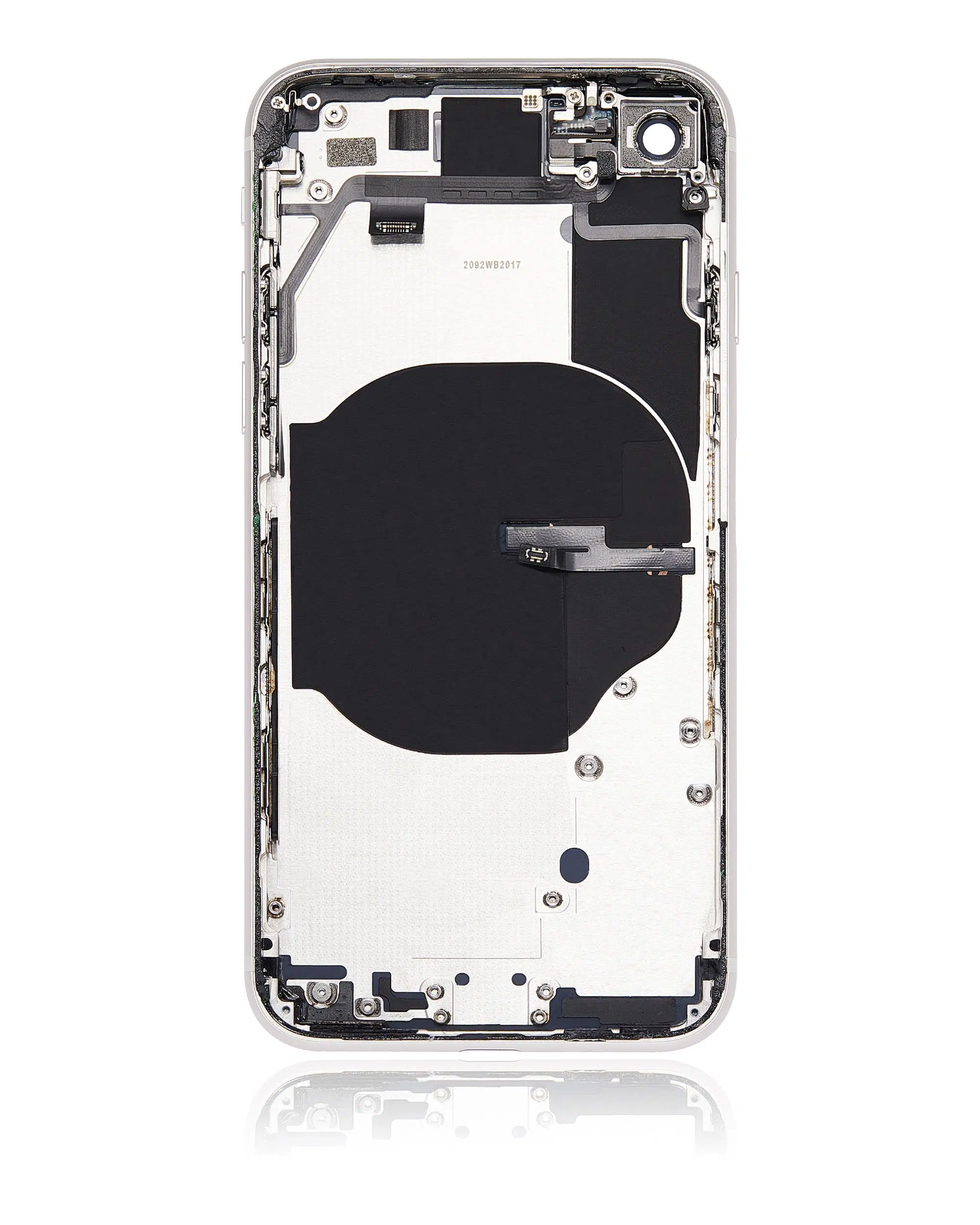 İphone SE 2022 İle Uyumlu Kasa Kapak Set Beyaz İçi DOLU (Logolu) %100 Orijinal Ürün Kasa
