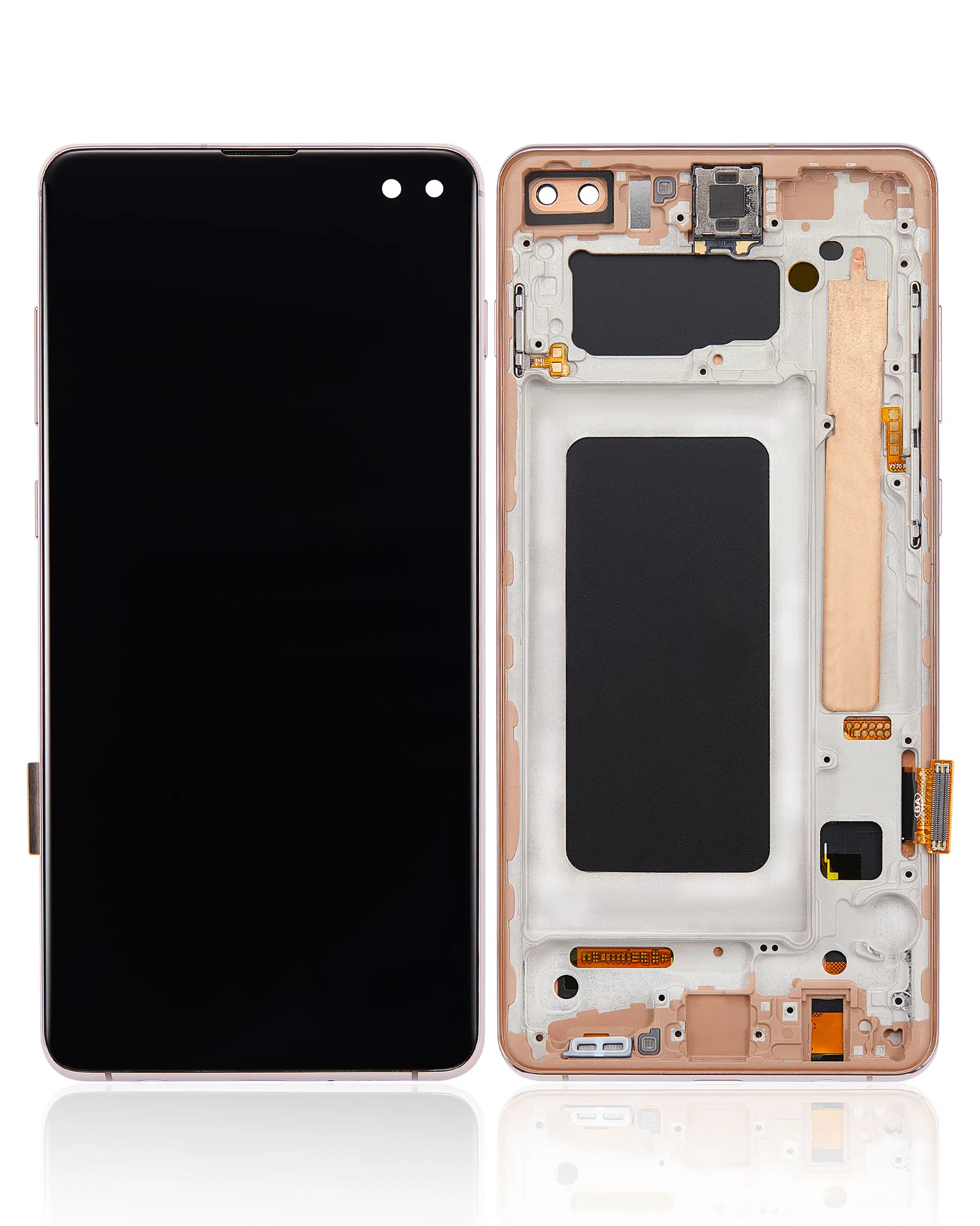 Samsung Galaxy S10 Plus İle Uyumlu Çerçeveli (Parmak İzi Sensörsüz) LCD Ekranı(Sonraki... 