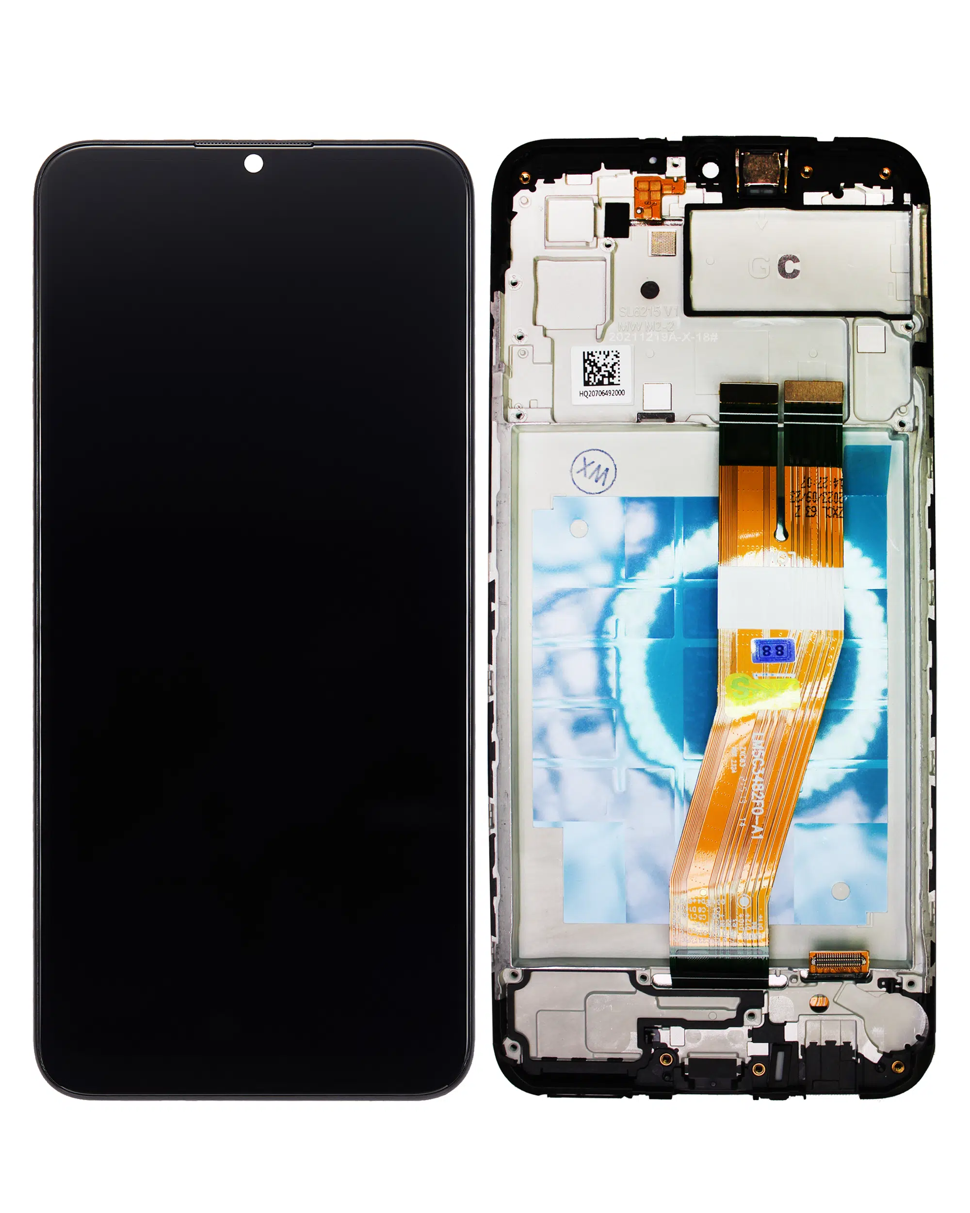 Samsung Galaxy A03 İle Uyumlu Çerçevesiz Ekran Dokunmatik (%100 Orijinal Ürün) (A035F / 2021)