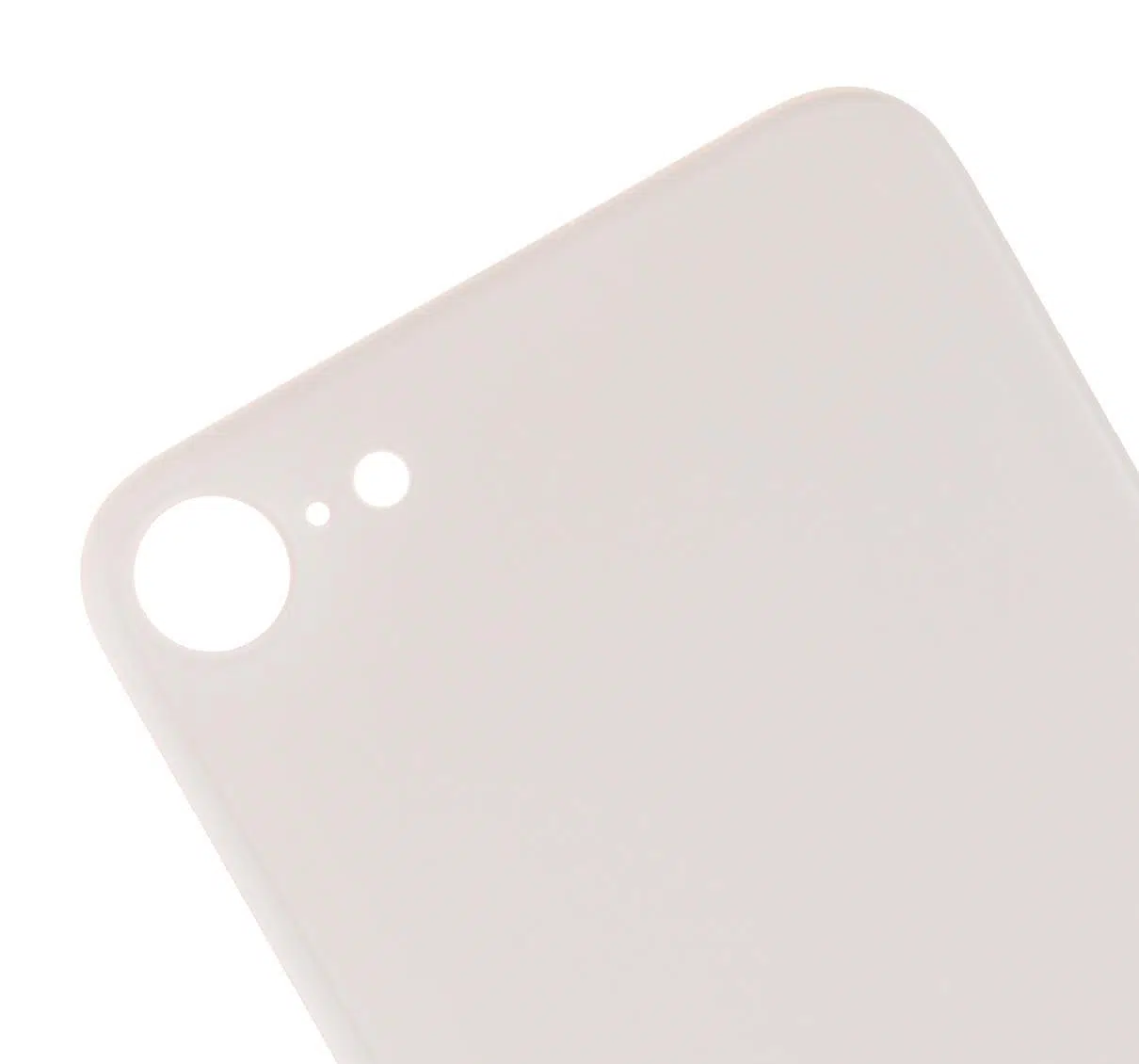 İphone SE 2020 İle Uyumlu Arka Cam Gold (Logolu / Büyük Kamera Deliği)