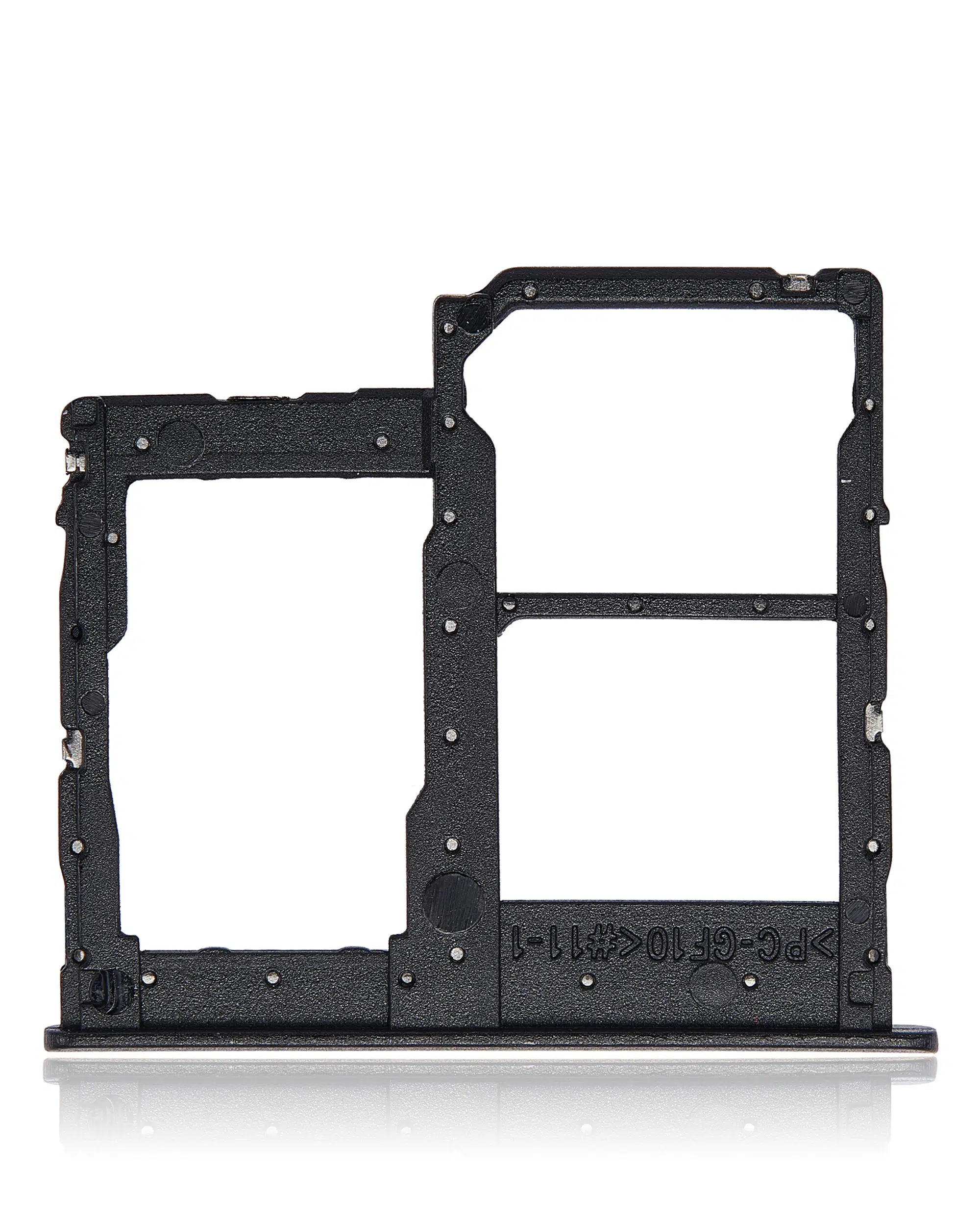 Samsung Galaxy A01 Core ile Uyumlu Çift Sim Kart Tepsisi Siyah (A013 / 2020)