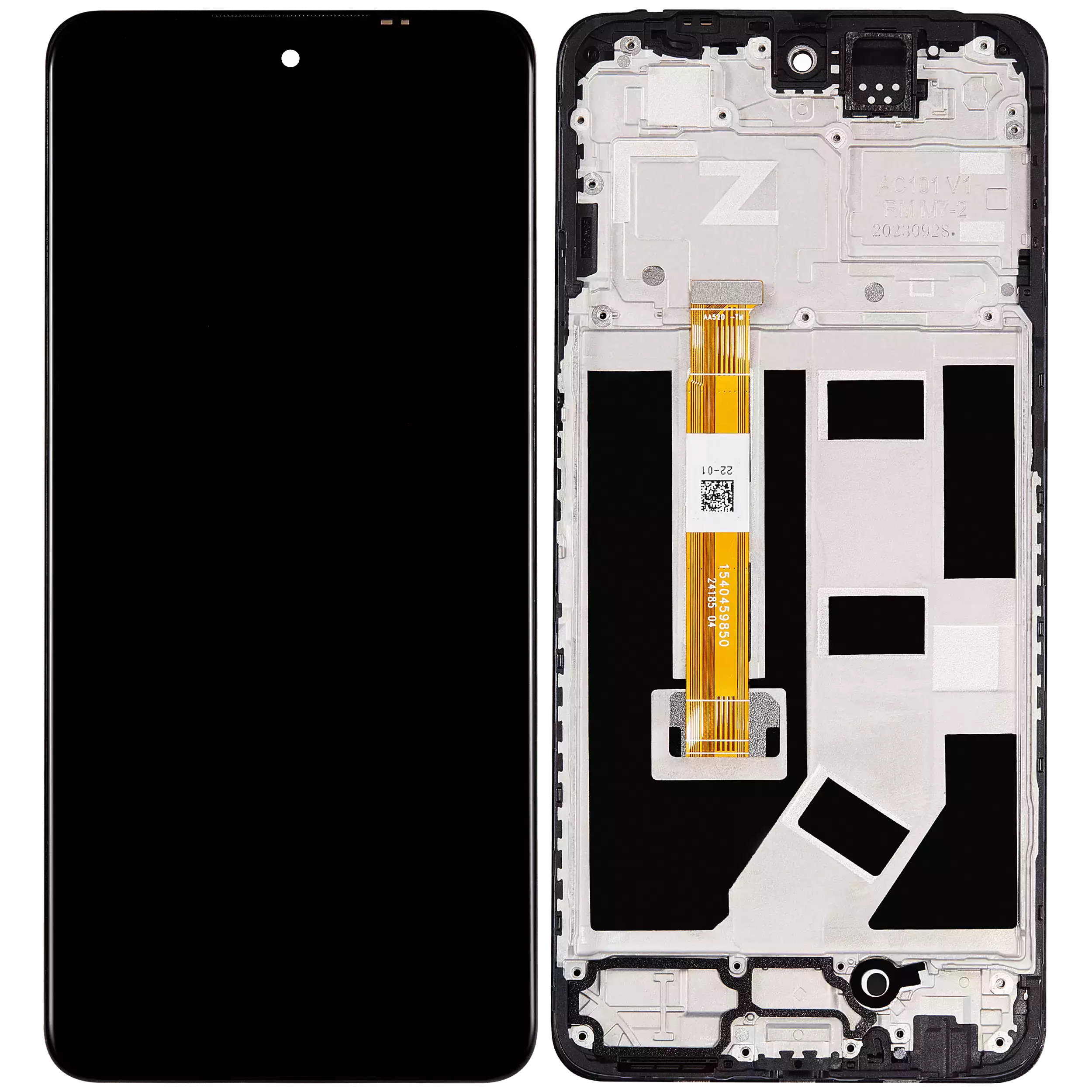 Oppo A79 5G İle Uyumlu Çerçeveli Ekran Dokunmatik (%100 Orijinal Ürün)