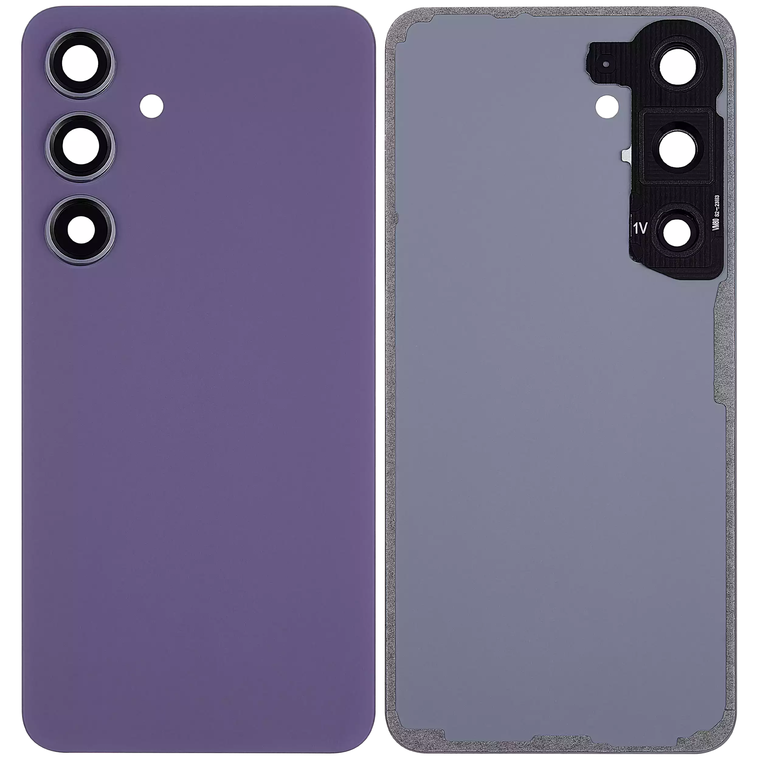 Samsung Galaxy S24 5G İle Uyumlu Kamera Lensli Arka Kapak Camı (Logosuz) (Aftermarket Plus) ... 