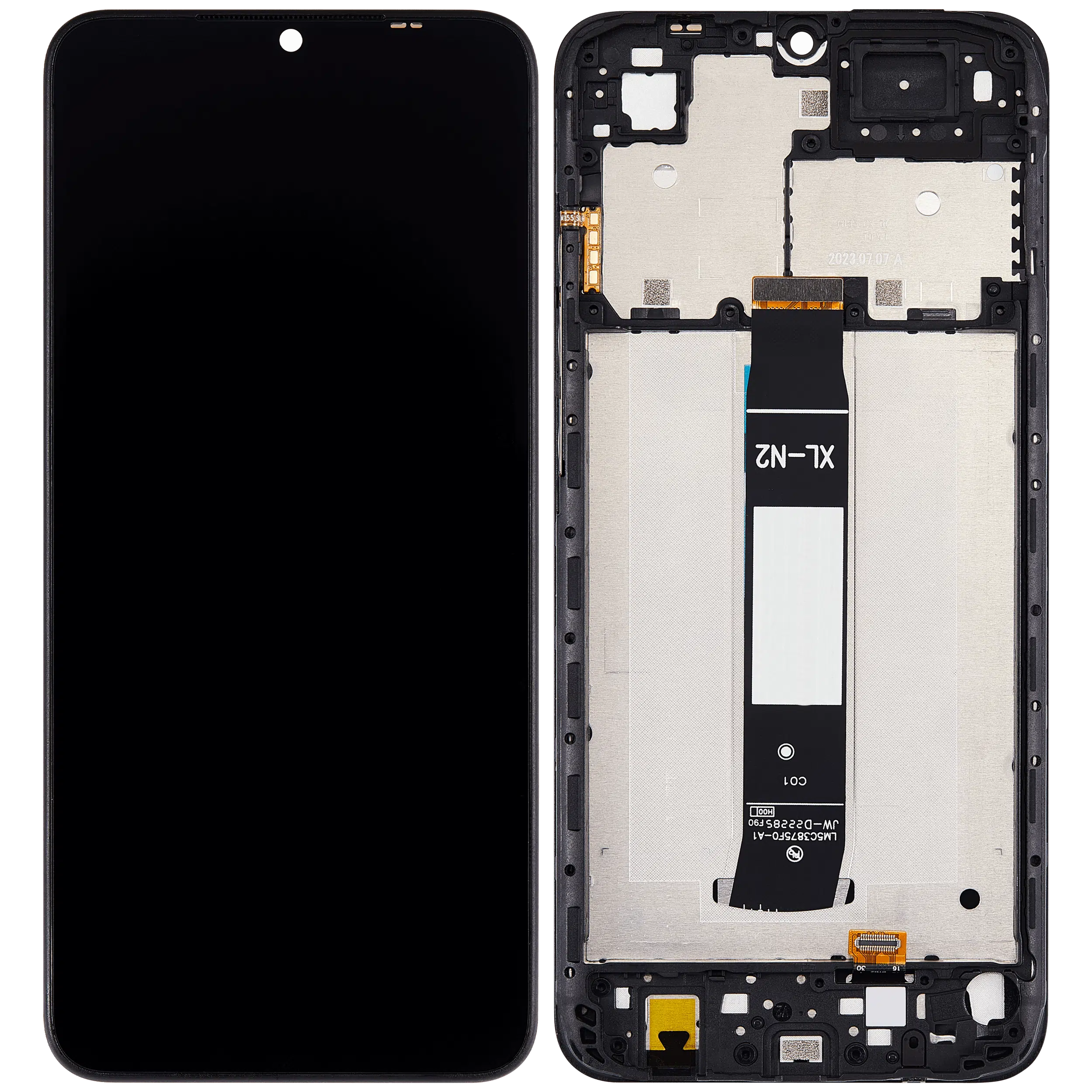 Xiaomi  Redmi A2 ile Uyumlu Çerçeveli Ekran Dokunmatik (%100 Orijinal Ürün)