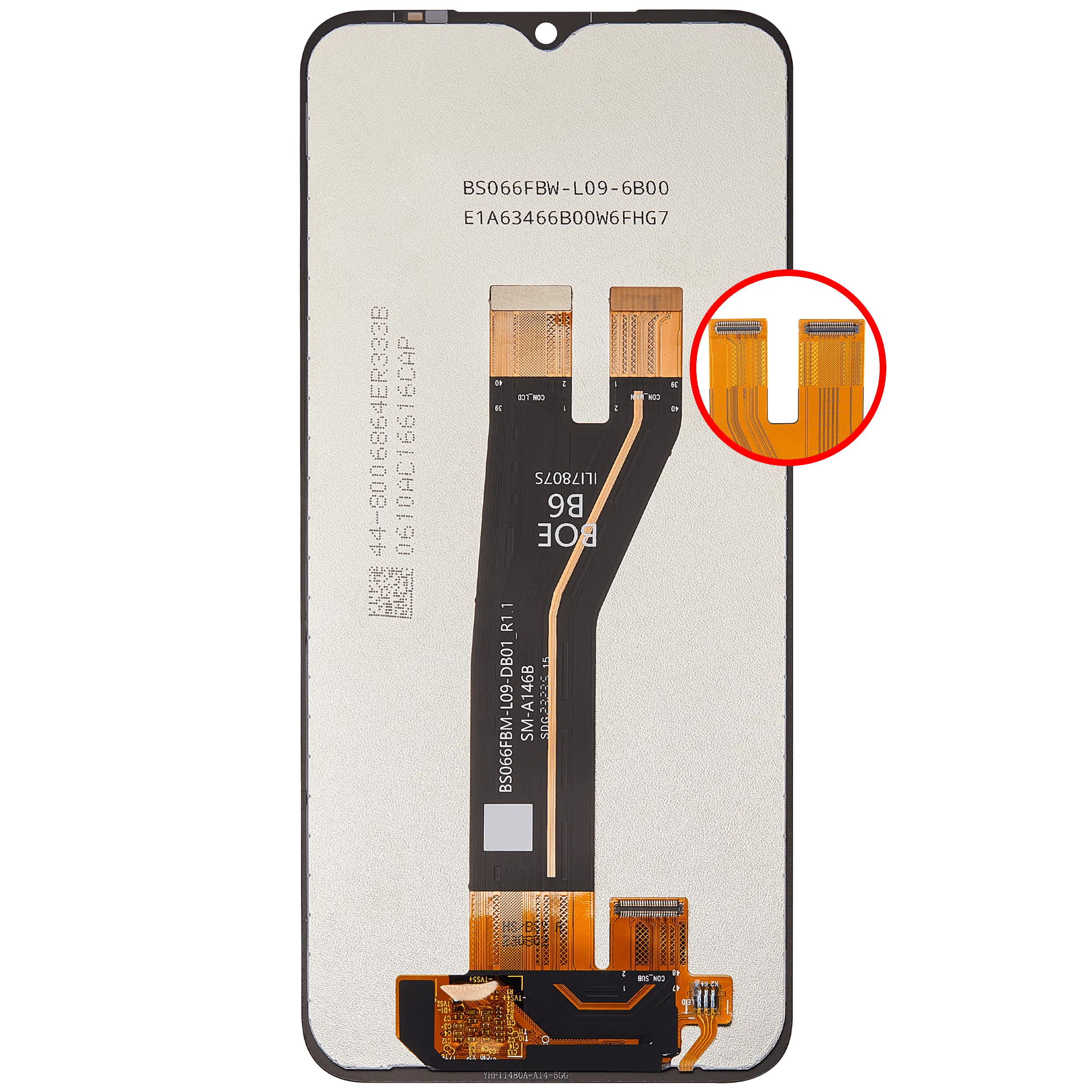 Çerçevesiz LCD Montajı Samsung Galaxy A14 4G (A145F / A145M / 2023) / A14 5G (A14... 