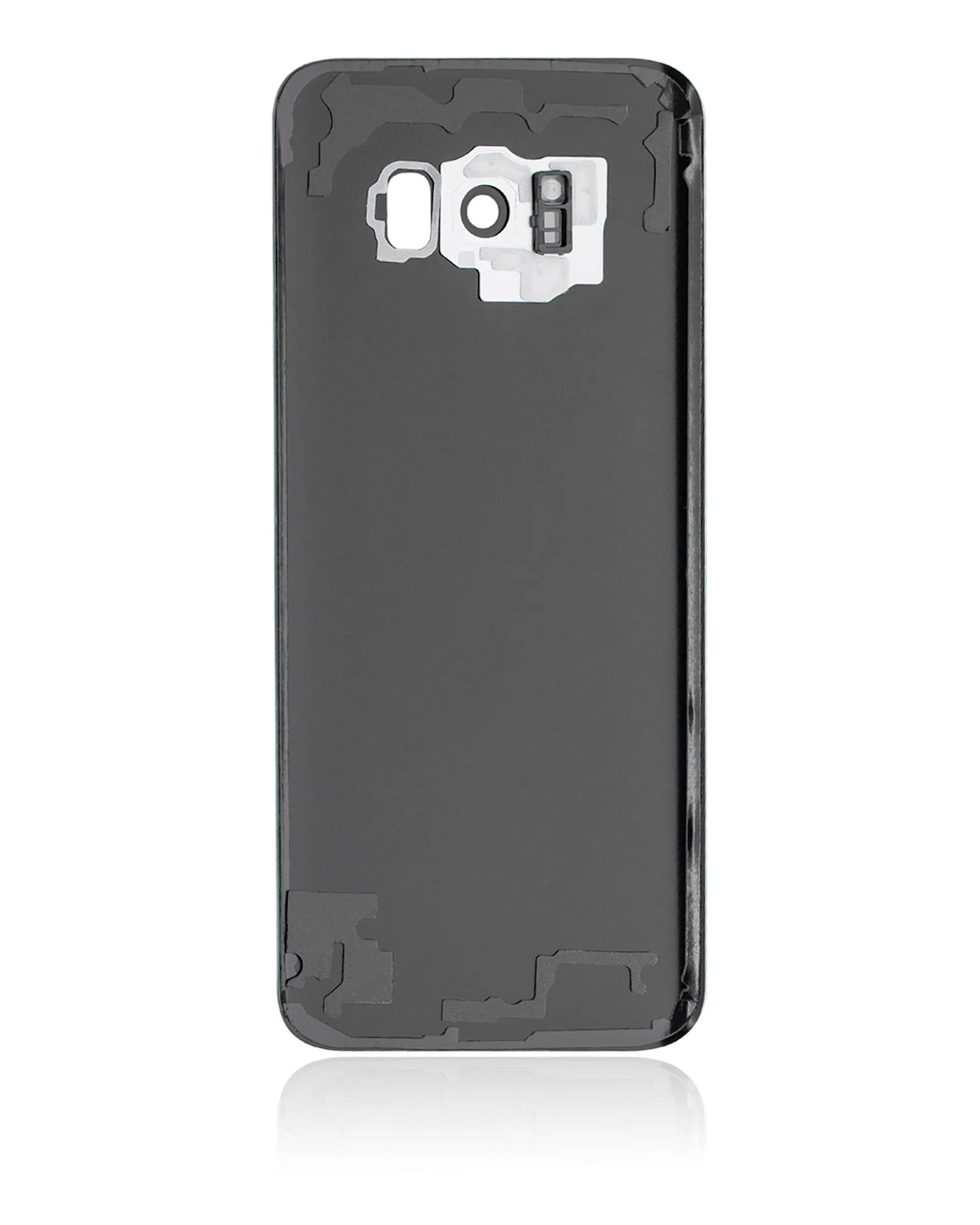 Samsung Galaxy S8 Plus İle Uyumlu Kamera Lensli Arka Kapak Camı (Servis Paketi) (Arctic Silver... 