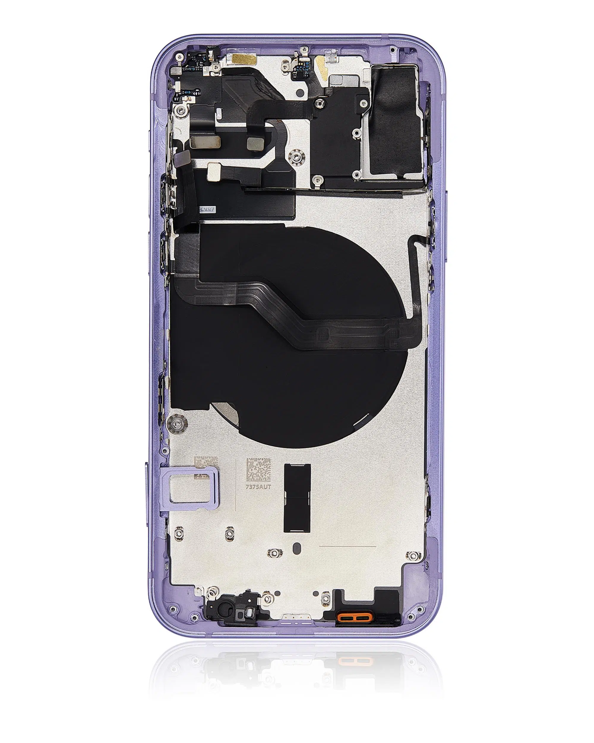 İphone 12 İle Uyumlu Kasa Kapak Set Mor İçi DOLU (Logolu) %100 Orijinal Ürün Kasa