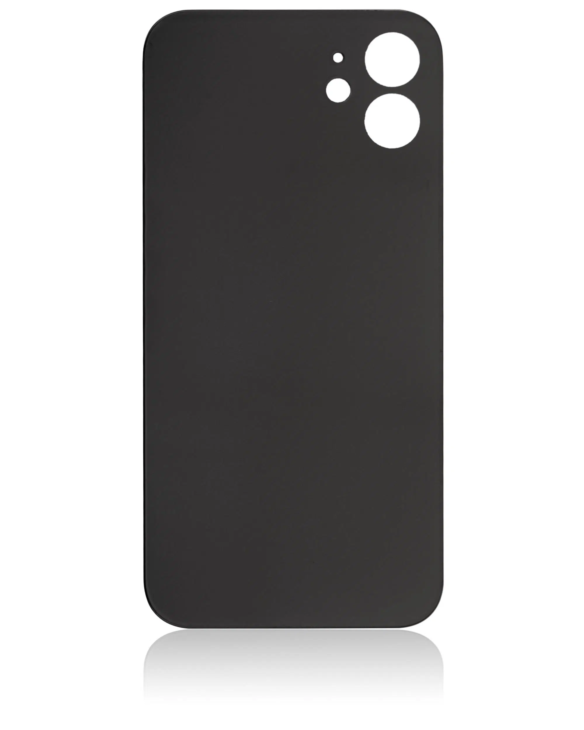 İphone 12 İle Uyumlu Arka Cam Mor (Logolu / Büyük Kamera Deliği)