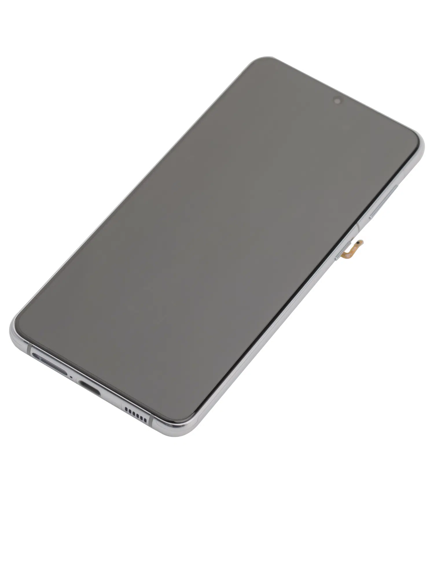 Samsung Galaxy S21 Plus 5G İle Uyumlu Çerçeveli Ekran Dokunmatik (%100 Orijinal Ürün) (Phantom Silver)