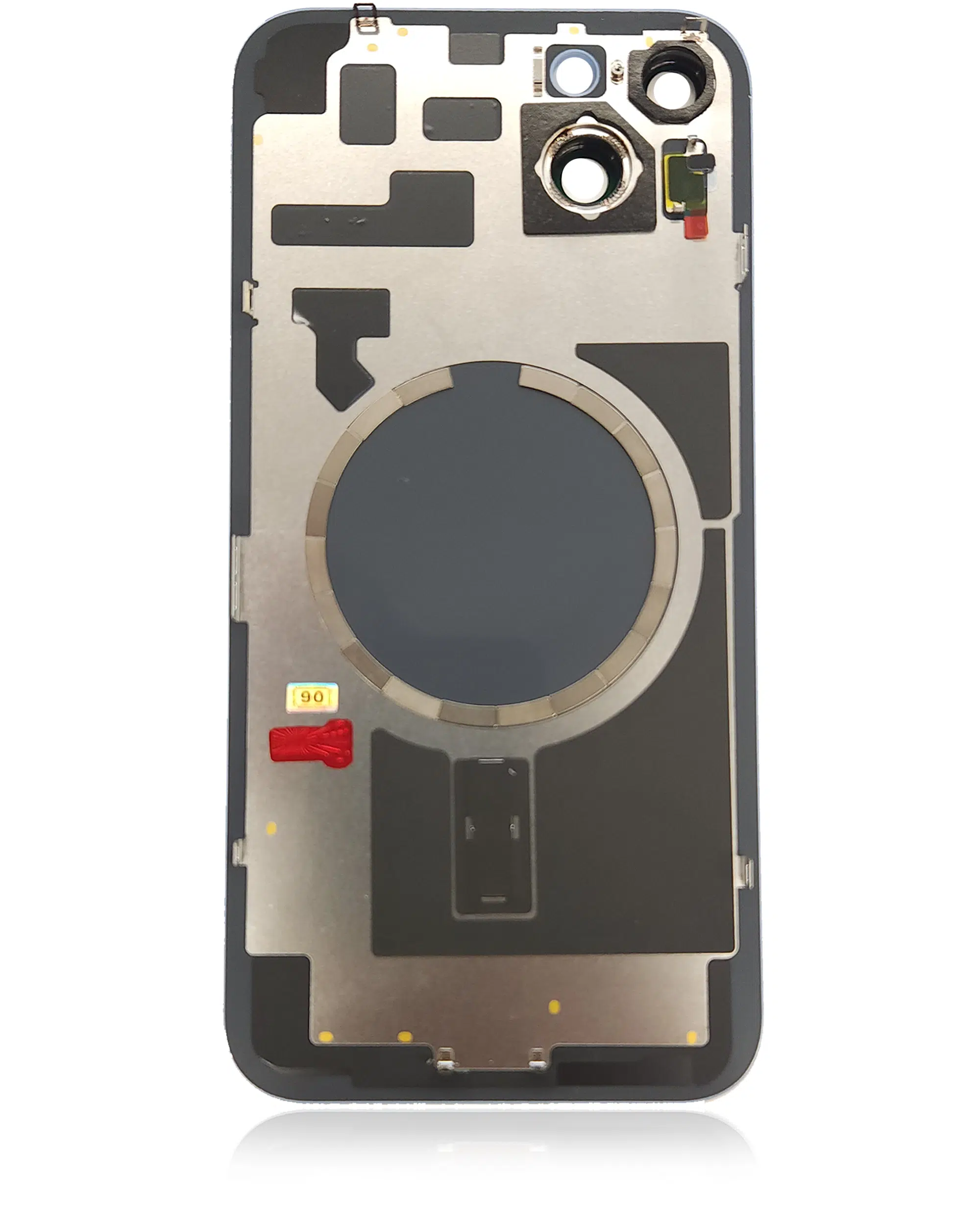 Arka Cam Çelik Plakalı MagSafe Mıknatıslı Önceden Takılmış İphone 14 Plus ile Uyumlu (Kullanılan OE...