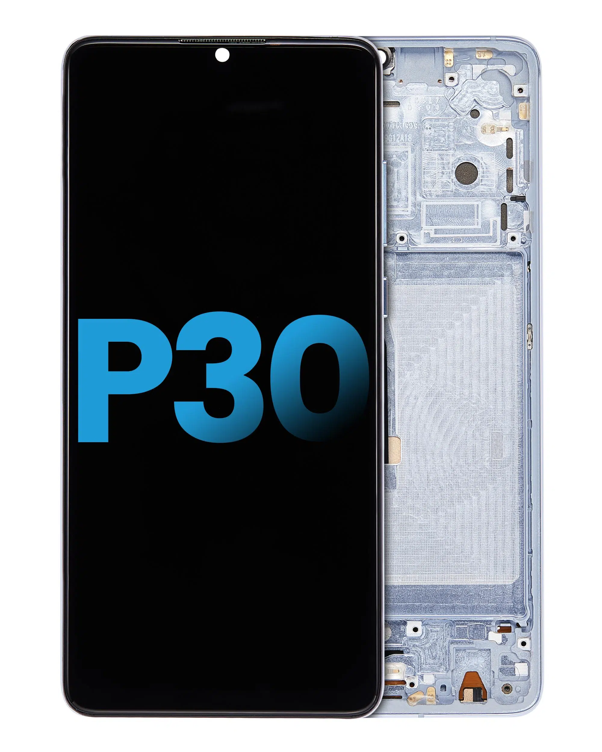 Huawei P30 İle Uyumlu Çerçeveli Ekran Dokunmatik (Solunum Kristali) OLED
