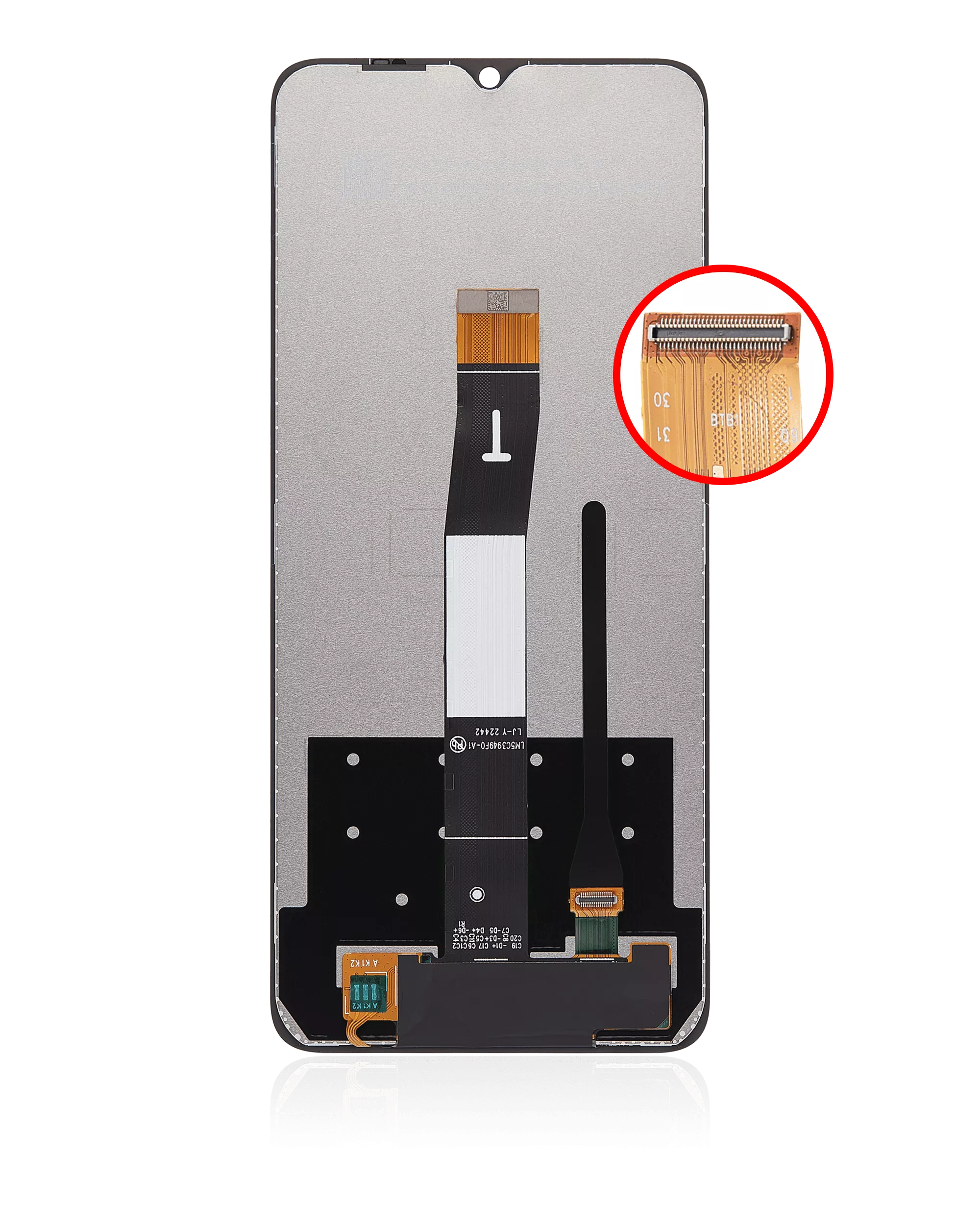 Xiaomi Poco C55 İle Uyumlu Ekran Dokunmatik Çerçevesiz (%100 Orijinal Ürün)