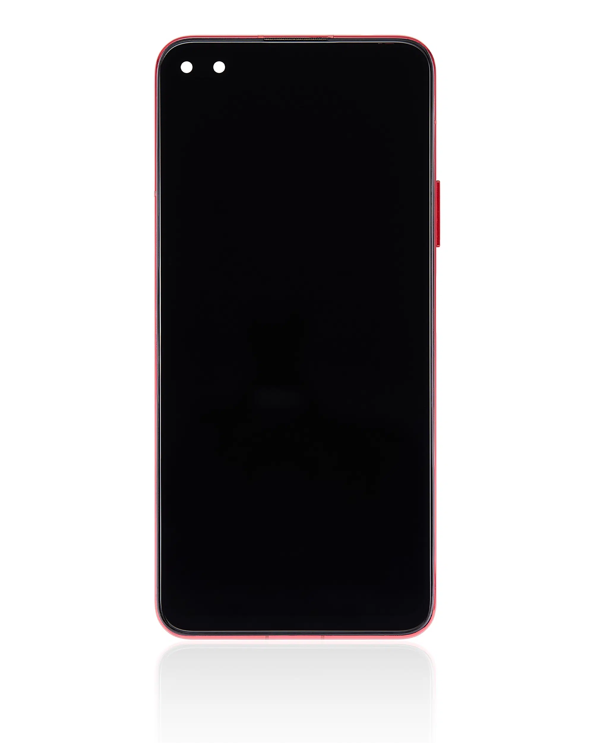 Huawei Nova 6 5G  İle Uyumlu Çerçeveli Ekran Dokunmatik %100 Orijinal Ürün  (Kırmızı)