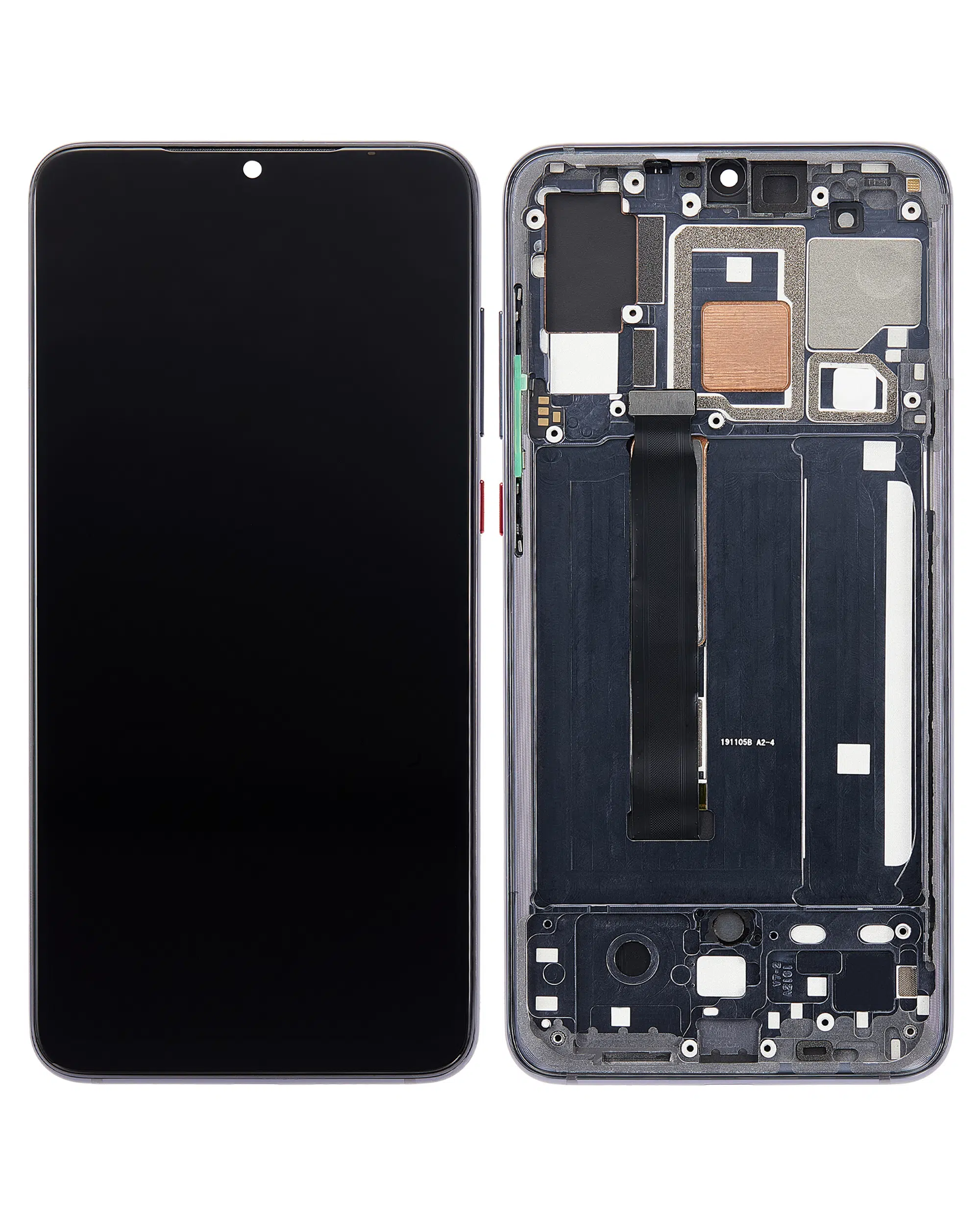 Xiaomi Mi 9 Pro ile Uyumlu Çerçeveli Ekran Dokunmatik (Siyah) (%100 Orijinal Ürün)