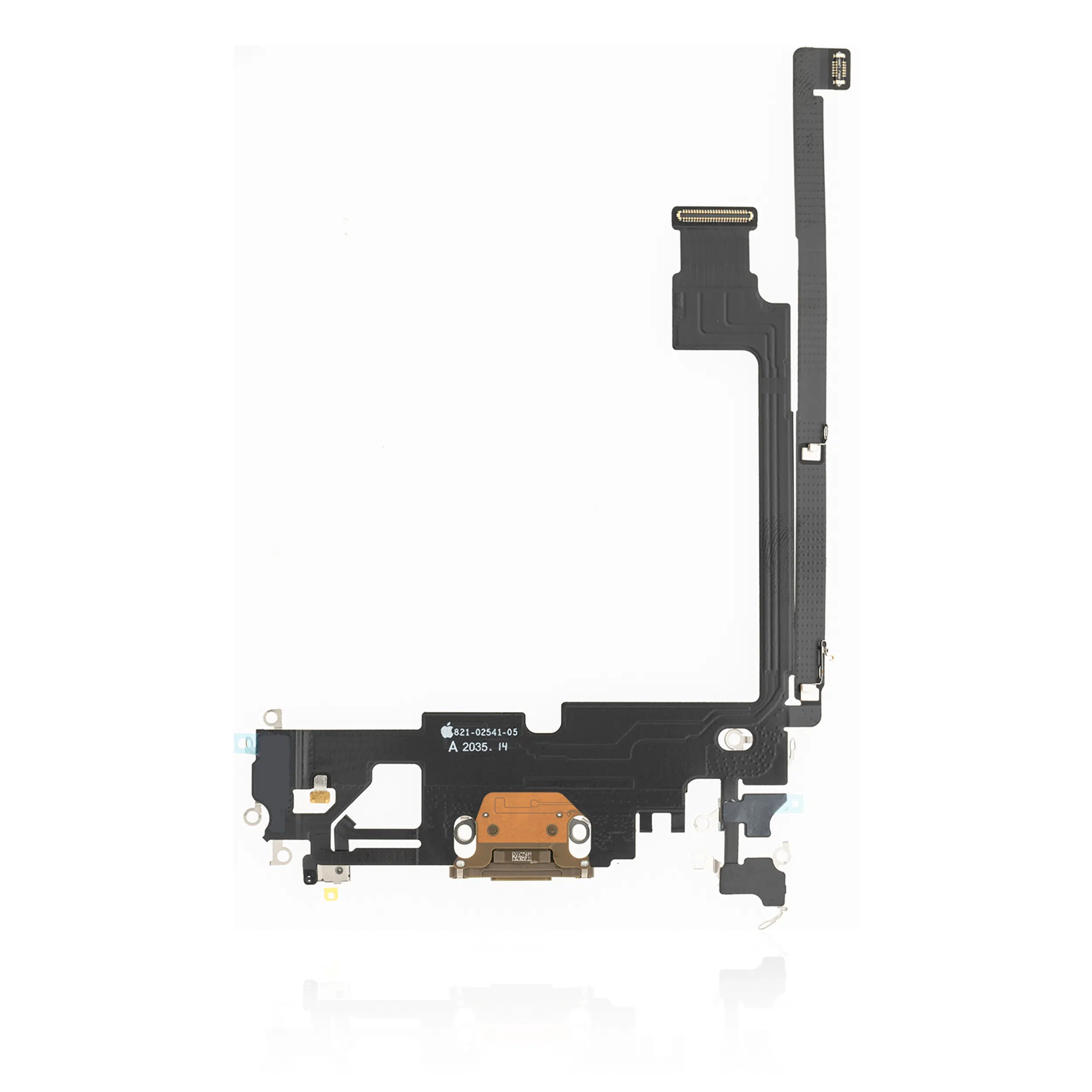 İphone 12 Pro Max ile Uyumlu Şarj Portu Filmi Kablo (Kullanılan OEM Çekme) (Altın) (%100 Orijinal Ürün)