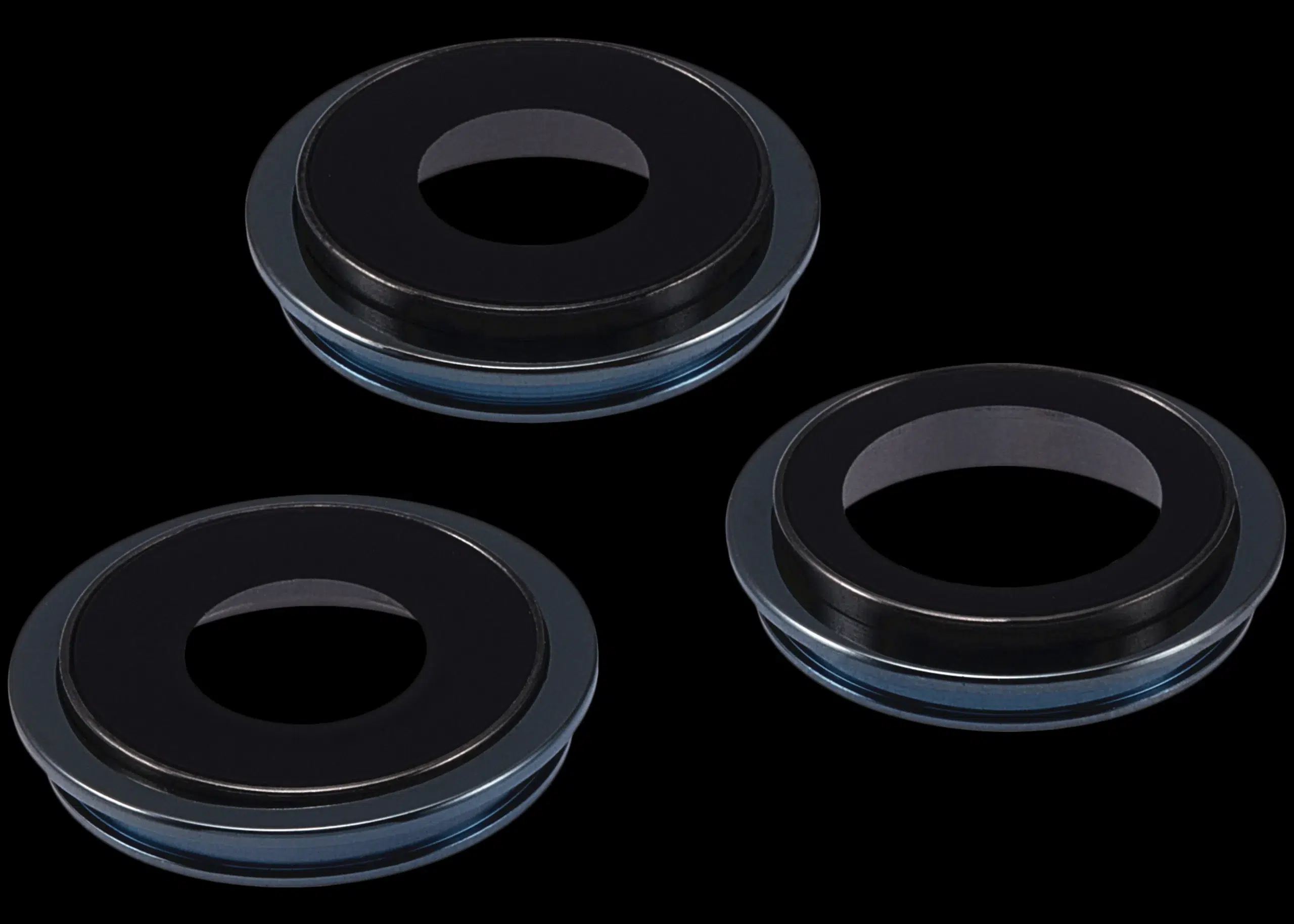 İphone 11 Pro (3 Parça Set) Arka Kamera (Orijinal) Lensi Braketli ve Çerçeveli