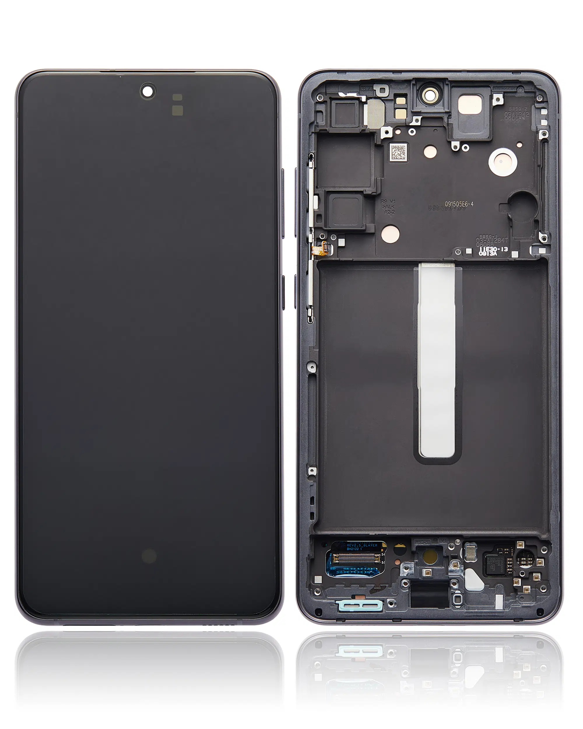 Samsung Galaxy S21 FE 5G (ABD ve Uluslararası Versiyon) İle Uyumlu Çerçeveli OLED Montajı (Yenile... 