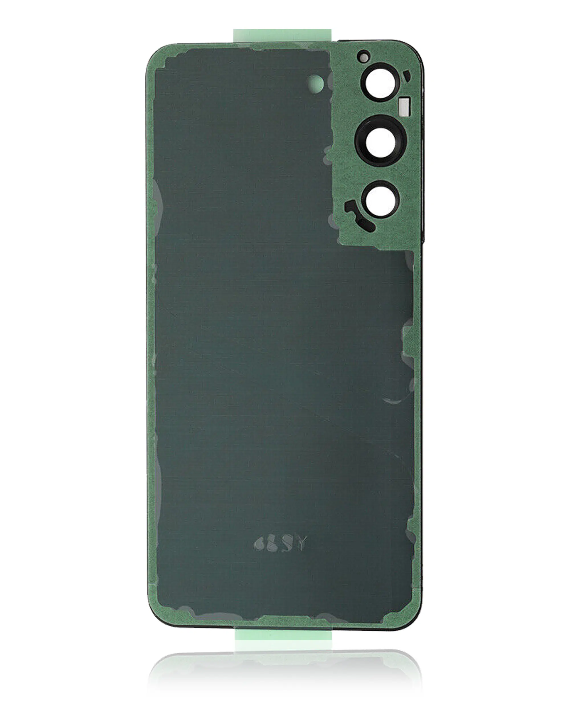 Arka Kapak Camı Kamera Lensli Uyumlu Samsung Galaxy S22 5G (Servis Paketi) (Phantom Black) 