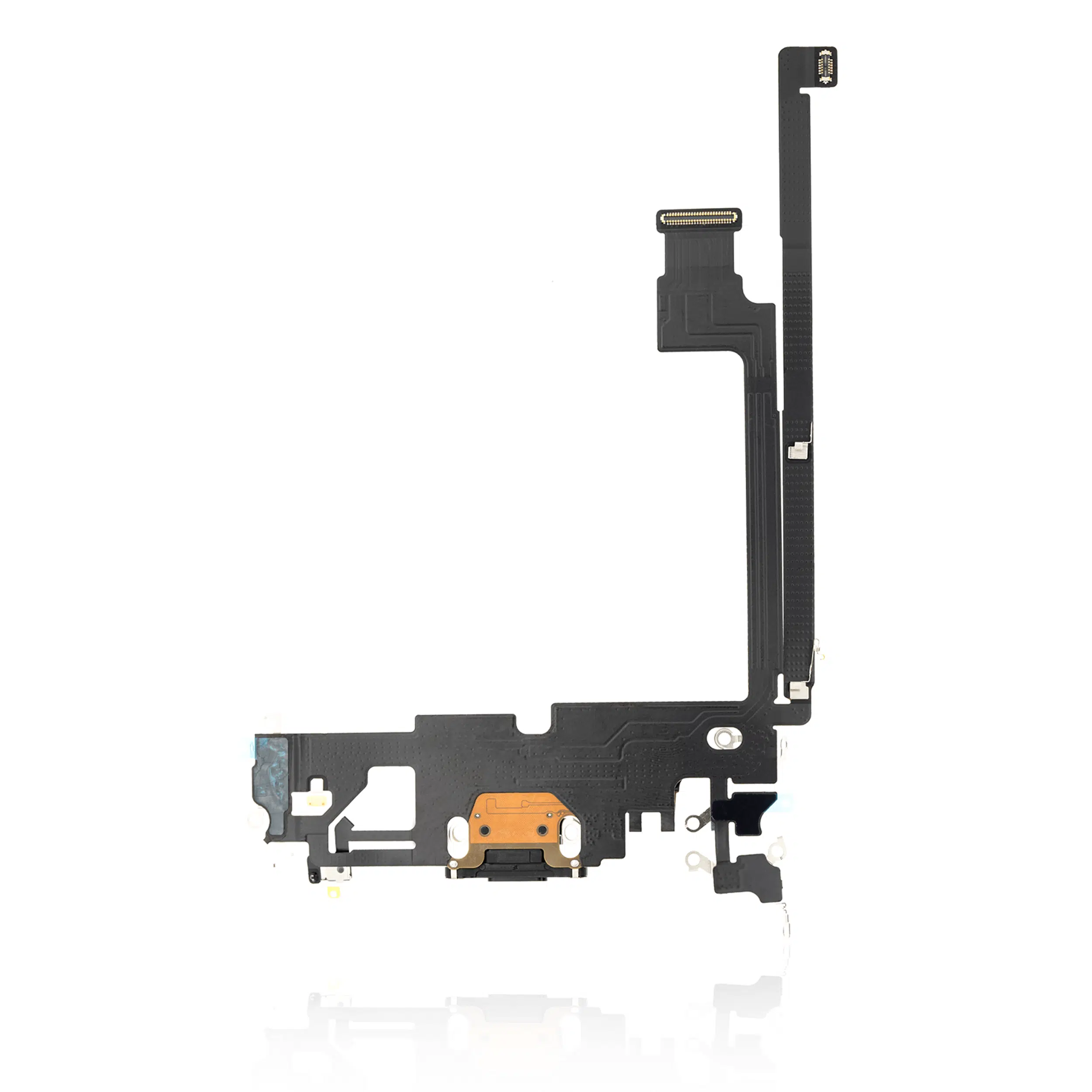 İphone 12 Pro Max ile Uyumlu Şarj Portu Filmi Kablo (Kullanılan OEM Çekme) (Grafit) (%100 Orijinal Ürün)