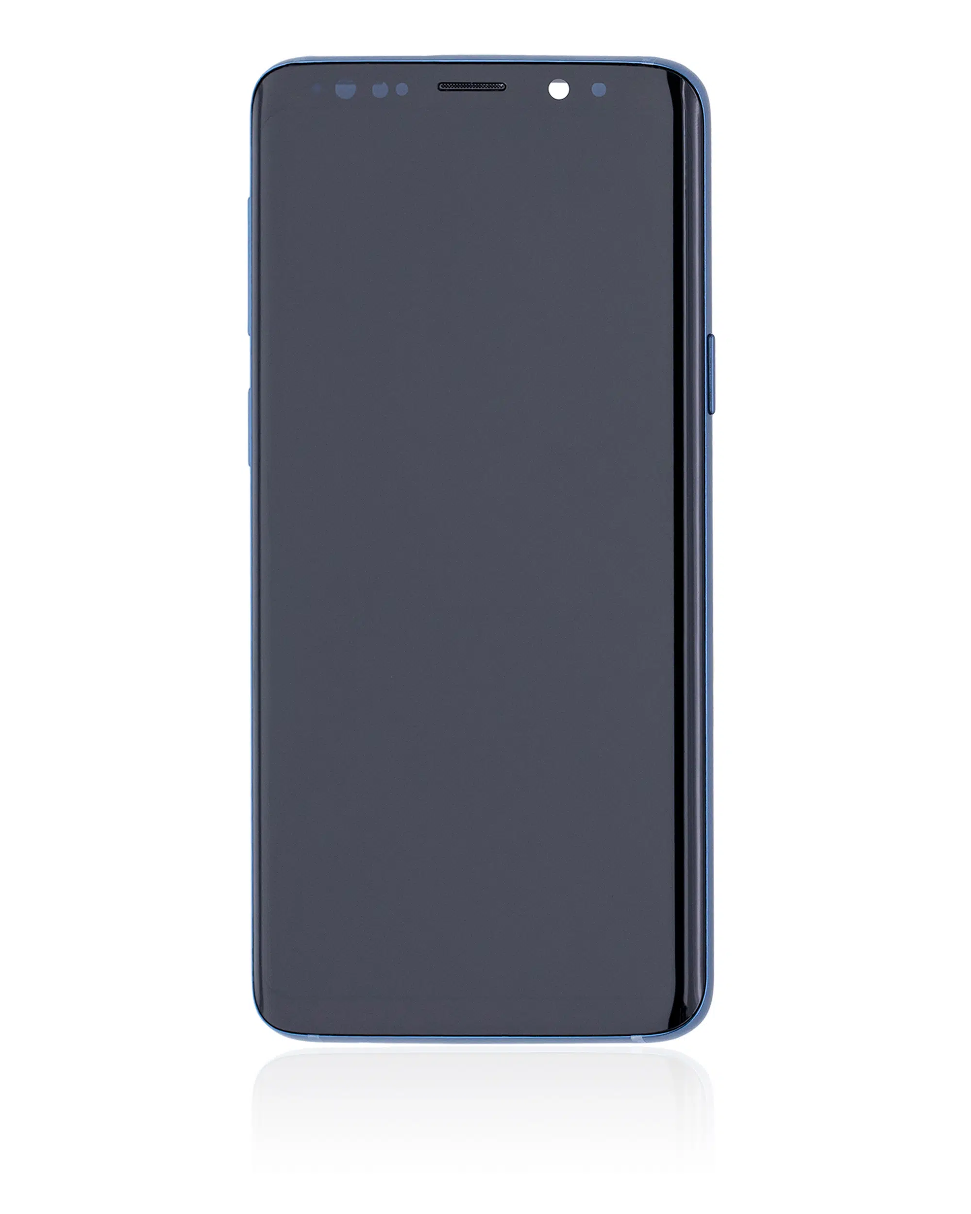 Samsung Galaxy S9 İle Uyumlu Ekran Dokunmatik Çerçeveli (Mercan Mavisi) (Oled)