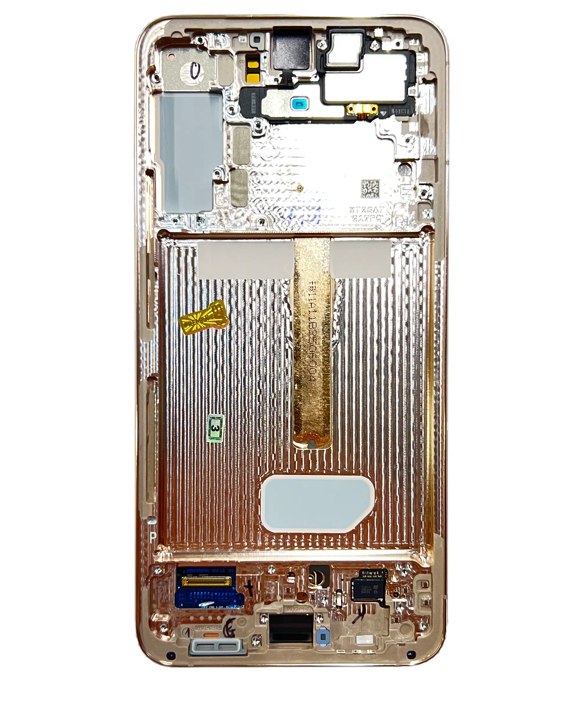 Samsung Galaxy S22 Plus 5G (Servis Paketi) (Mor) İle Uyumlu Çerçeveli OLED Montajı 