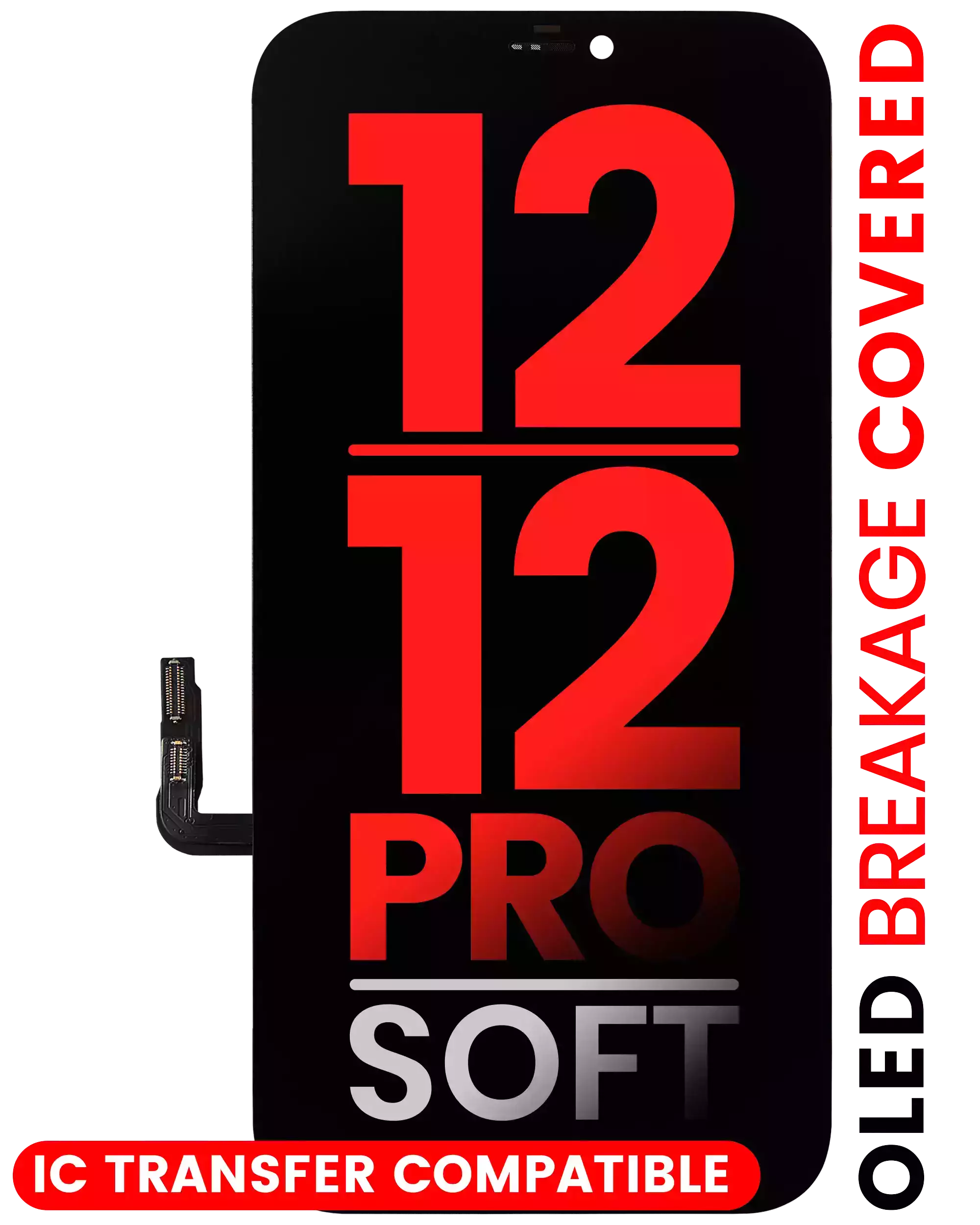 İphone 12/12 Pro ile Uyumlu OLED Ekranı(Satış Sonrası Pro: XO7 Soft)