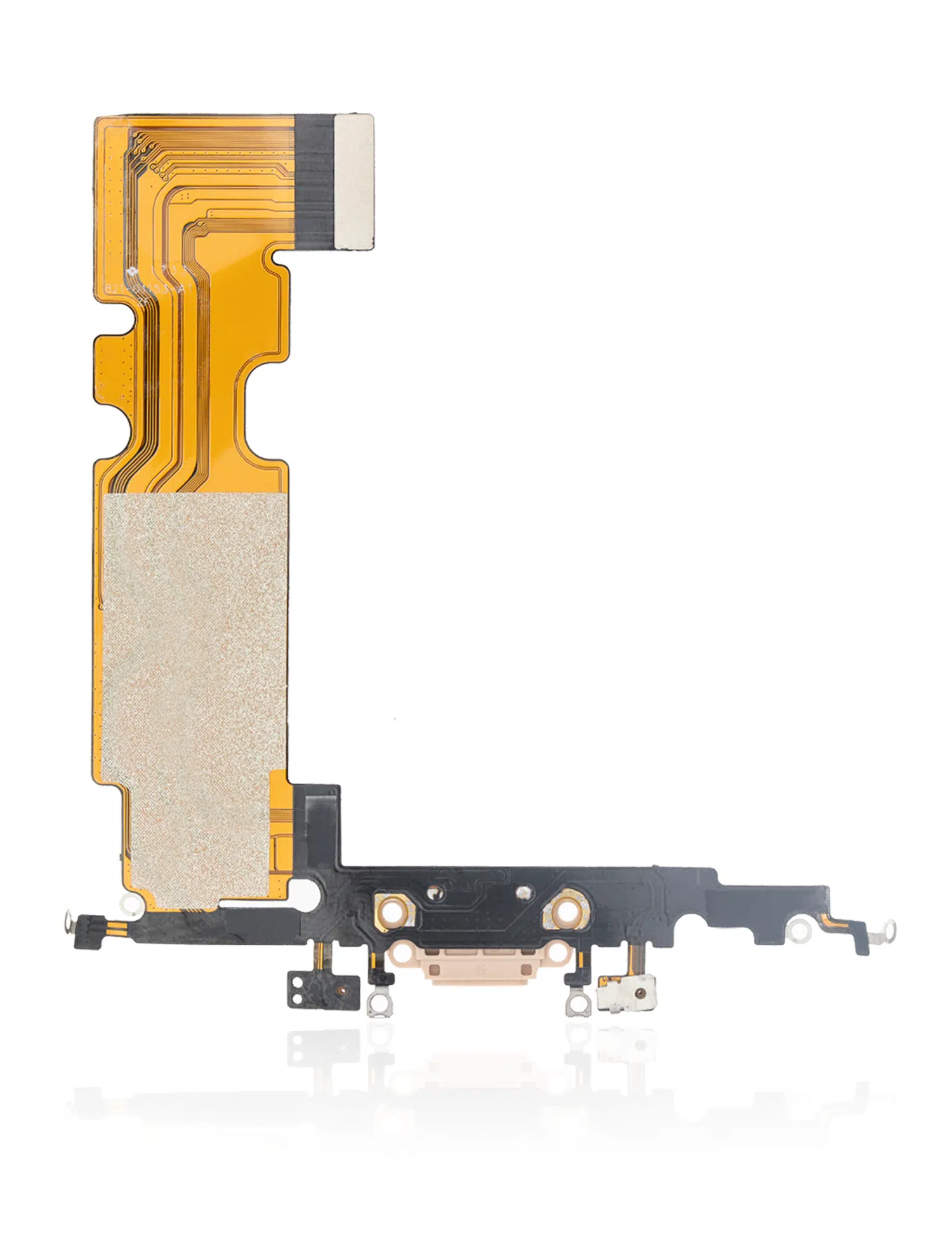 İphone 8 Plus ile Uyumlu Şarj Bağlantı ve Mikrofon Filmi %100 Orijinal Ürün (Gold)