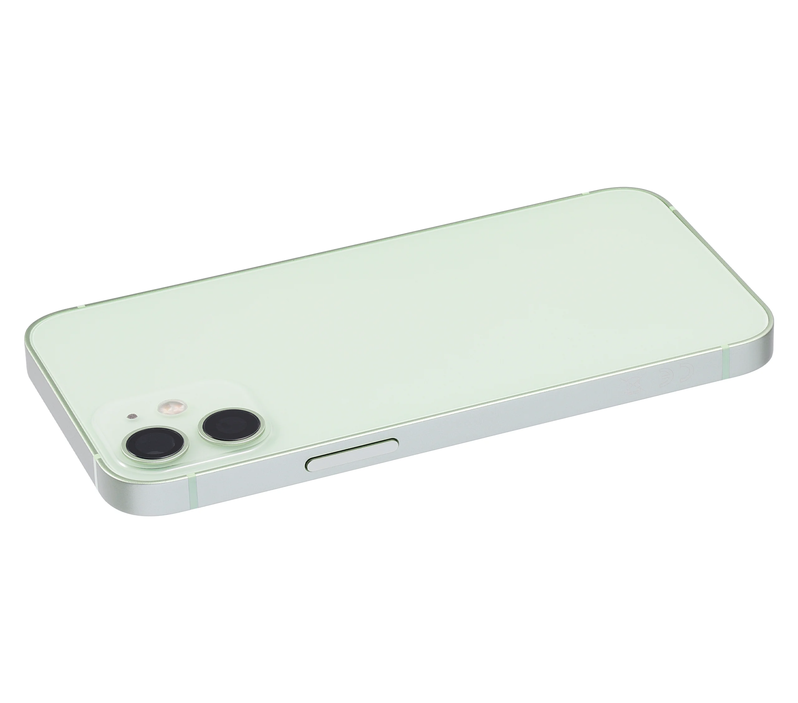 İphone 12 Mini İle Uyumlu Kasa Kapak Set Yeşil İçi Boş (Logolu) 1/1 Kasa