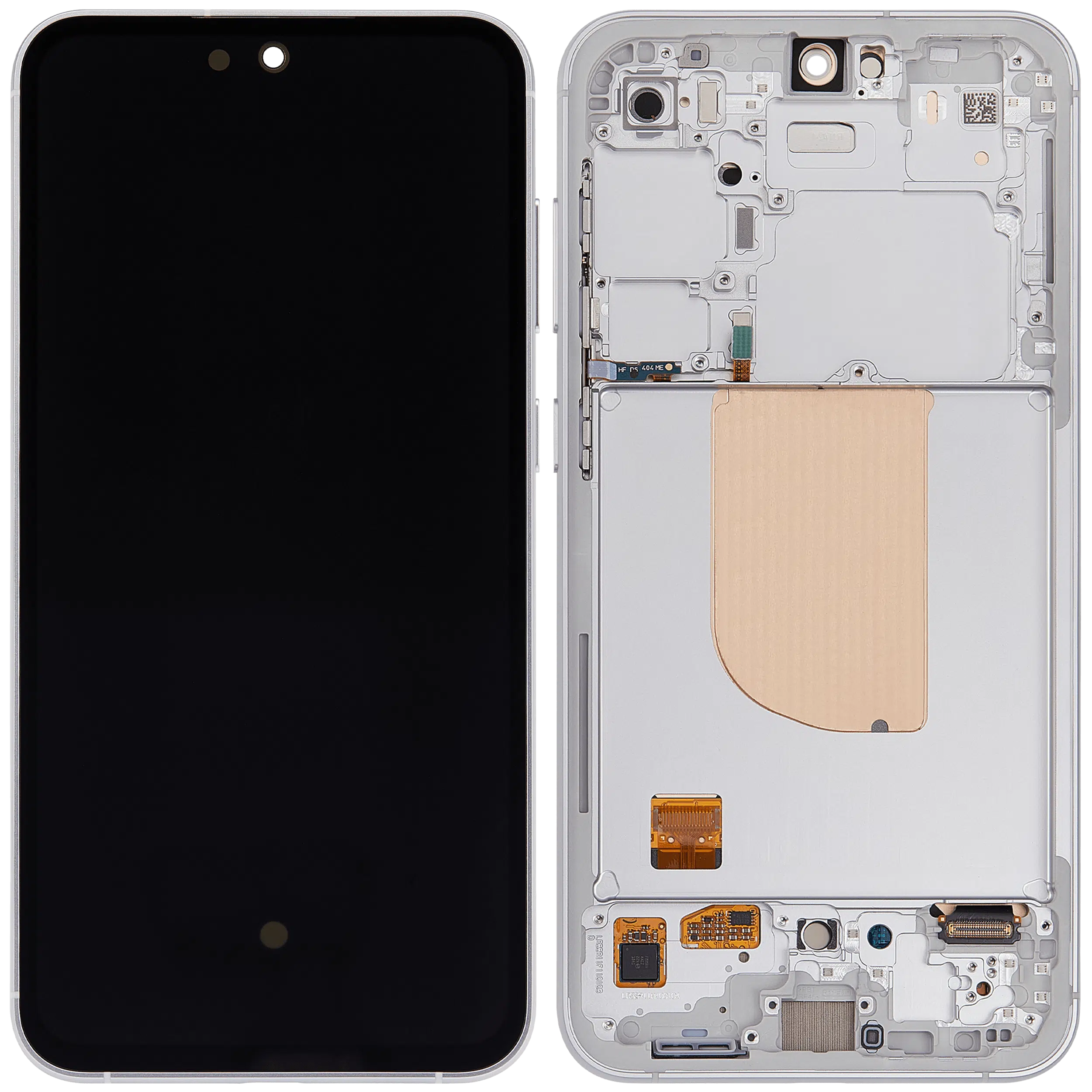 Samsung Galaxy S23 FE 5G (ABD ve Uluslararası Versiyon) İle Uyumlu Çerçeveli OLED Montajı (Yenile... 